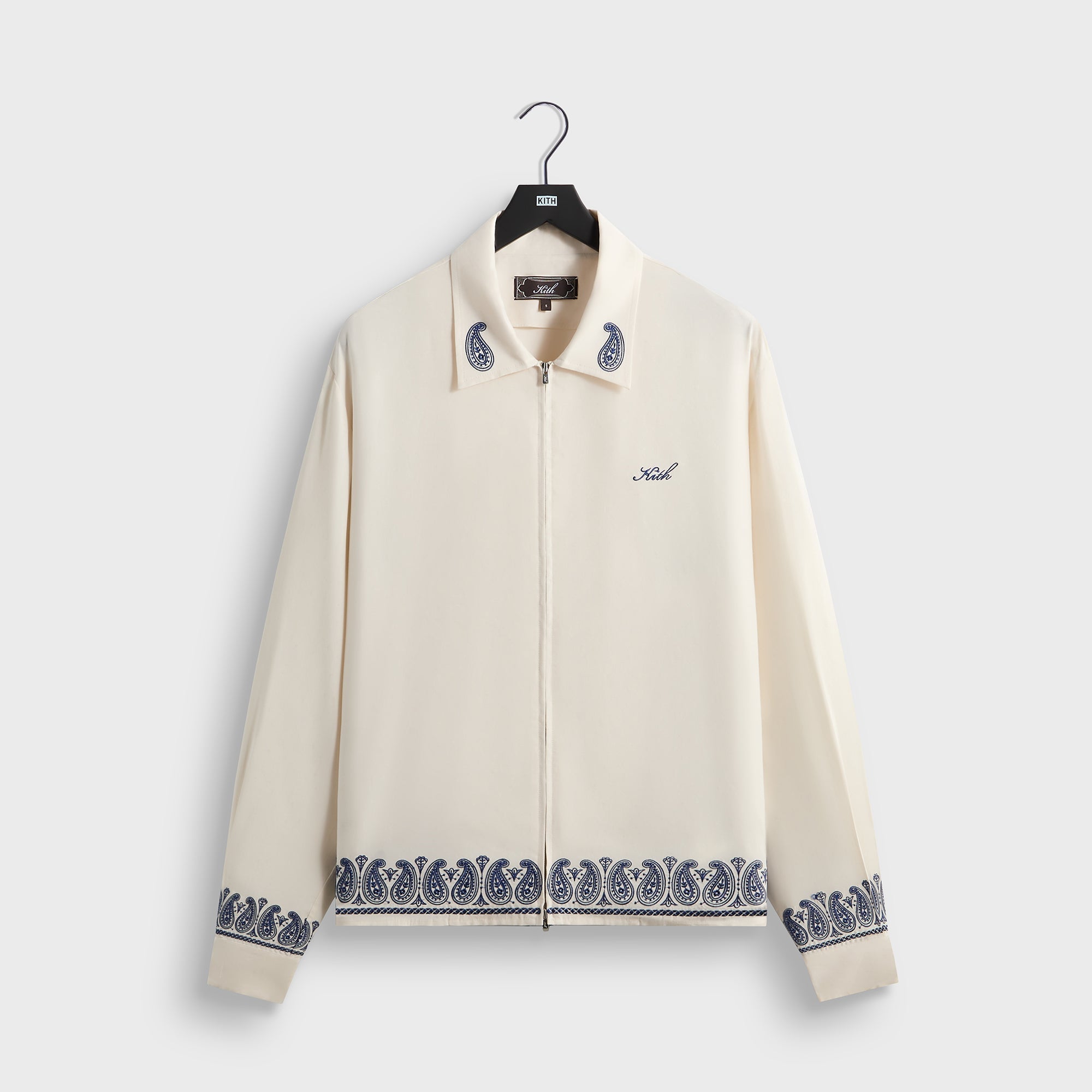 Kith Cupro Linen Zip Front Sanford Shirt - Silk – Kith Canada