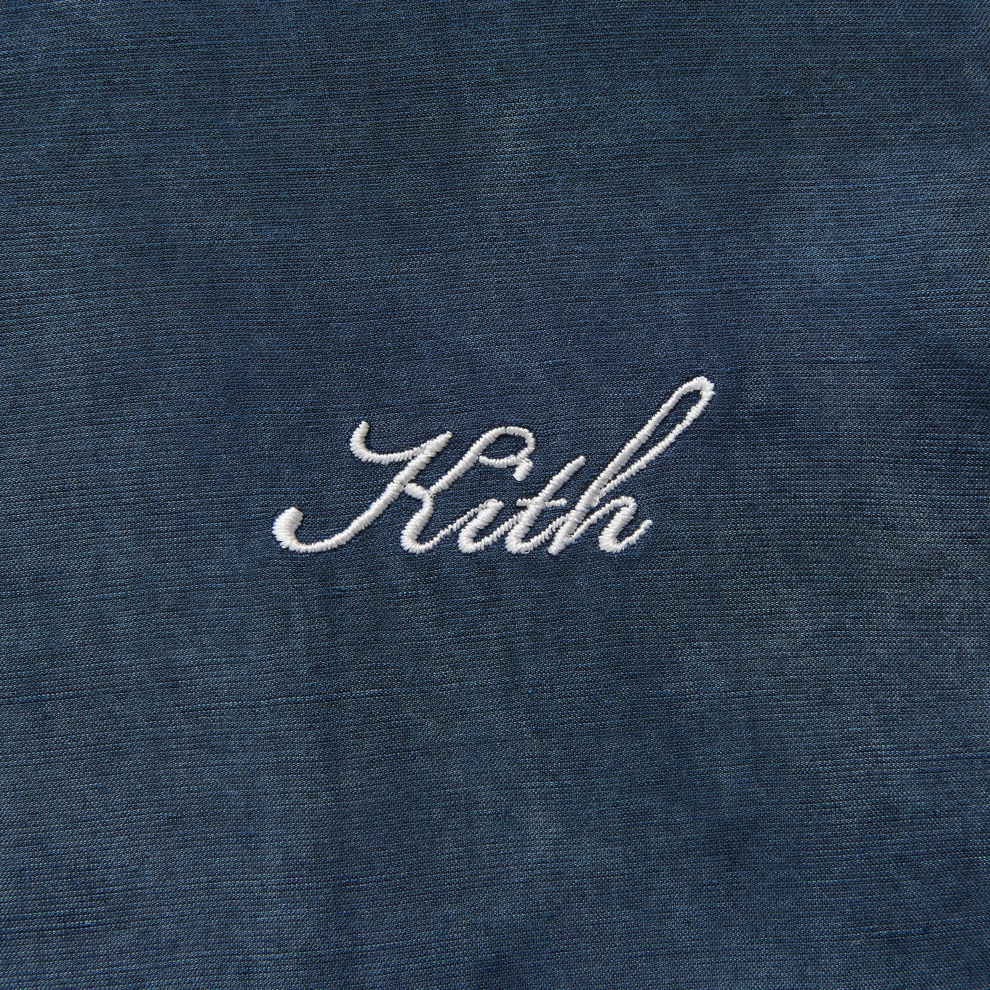 Kith Cupro Linen Thompson Camp Collar Shirt - Nocturnal – Kith Canada