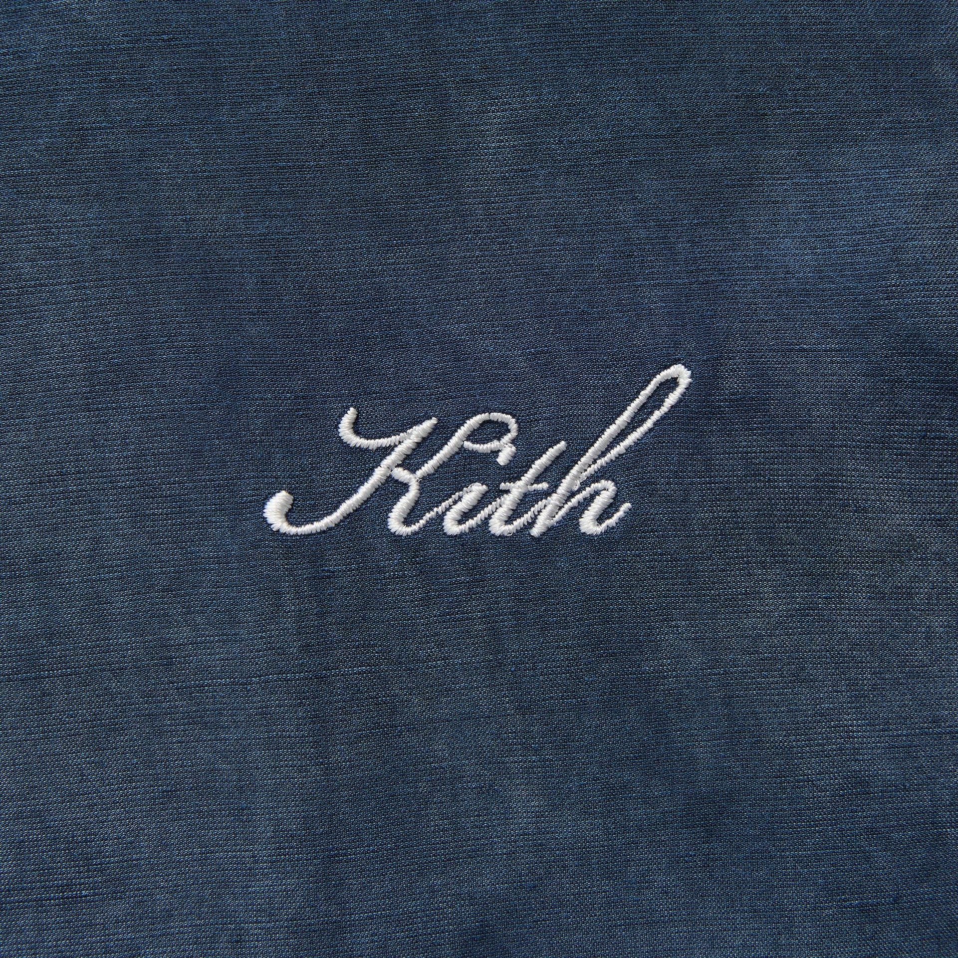 Kith Cupro Linen Thompson Camp Collar Shirt - Nocturnal