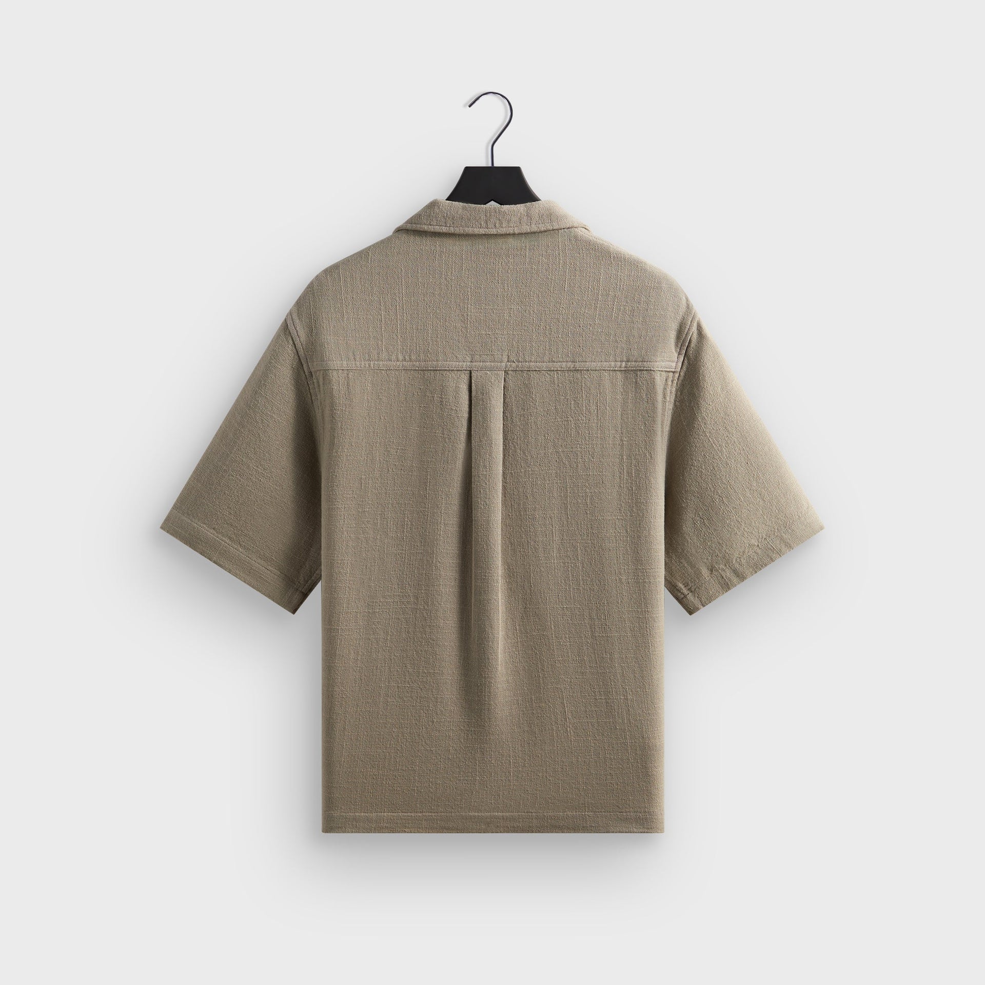 Kith Soft Woven Cropped Beckham Camp Collar Shirt - Folly