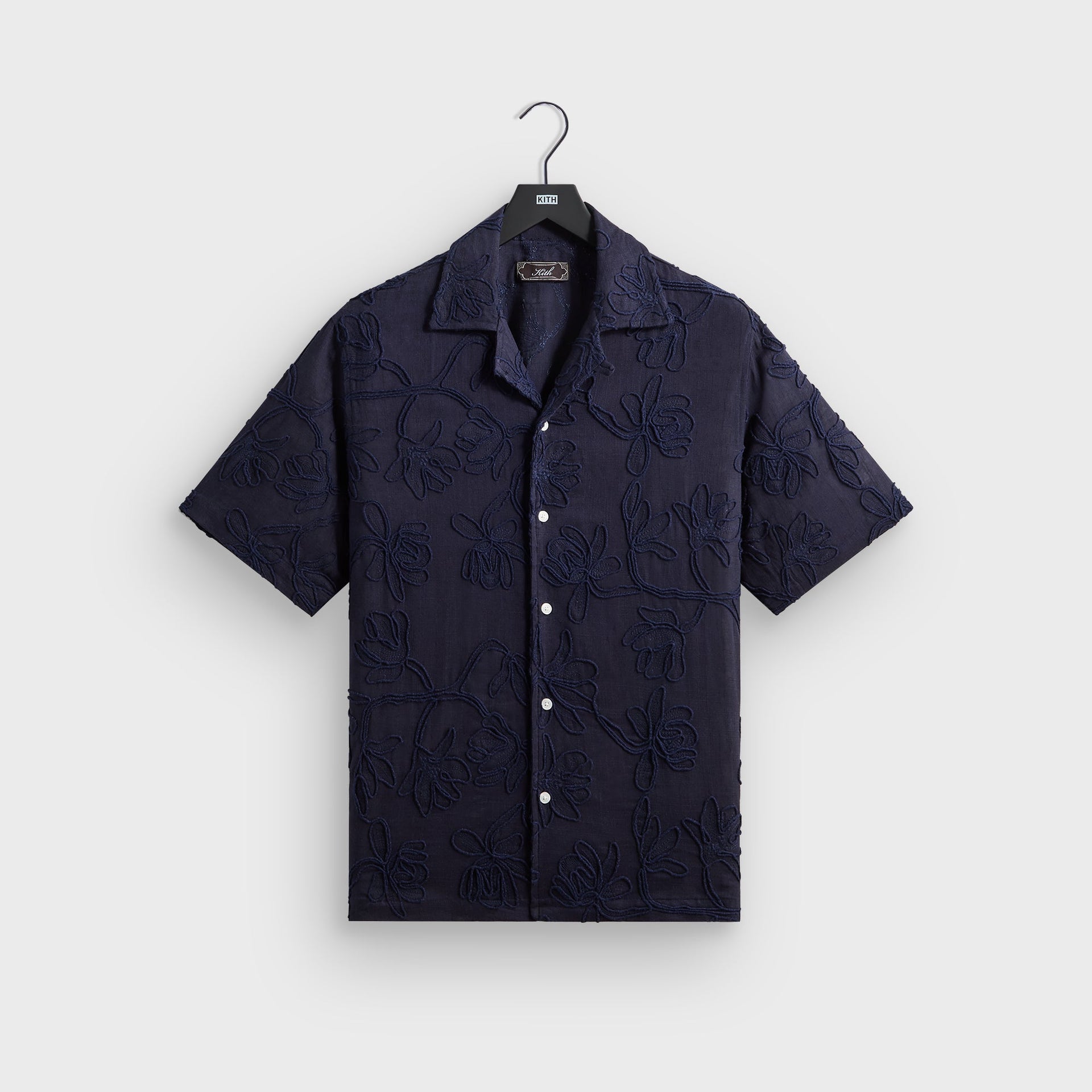 Kith Corded Floral Thompson Camp Collar Shirt - Nocturnal