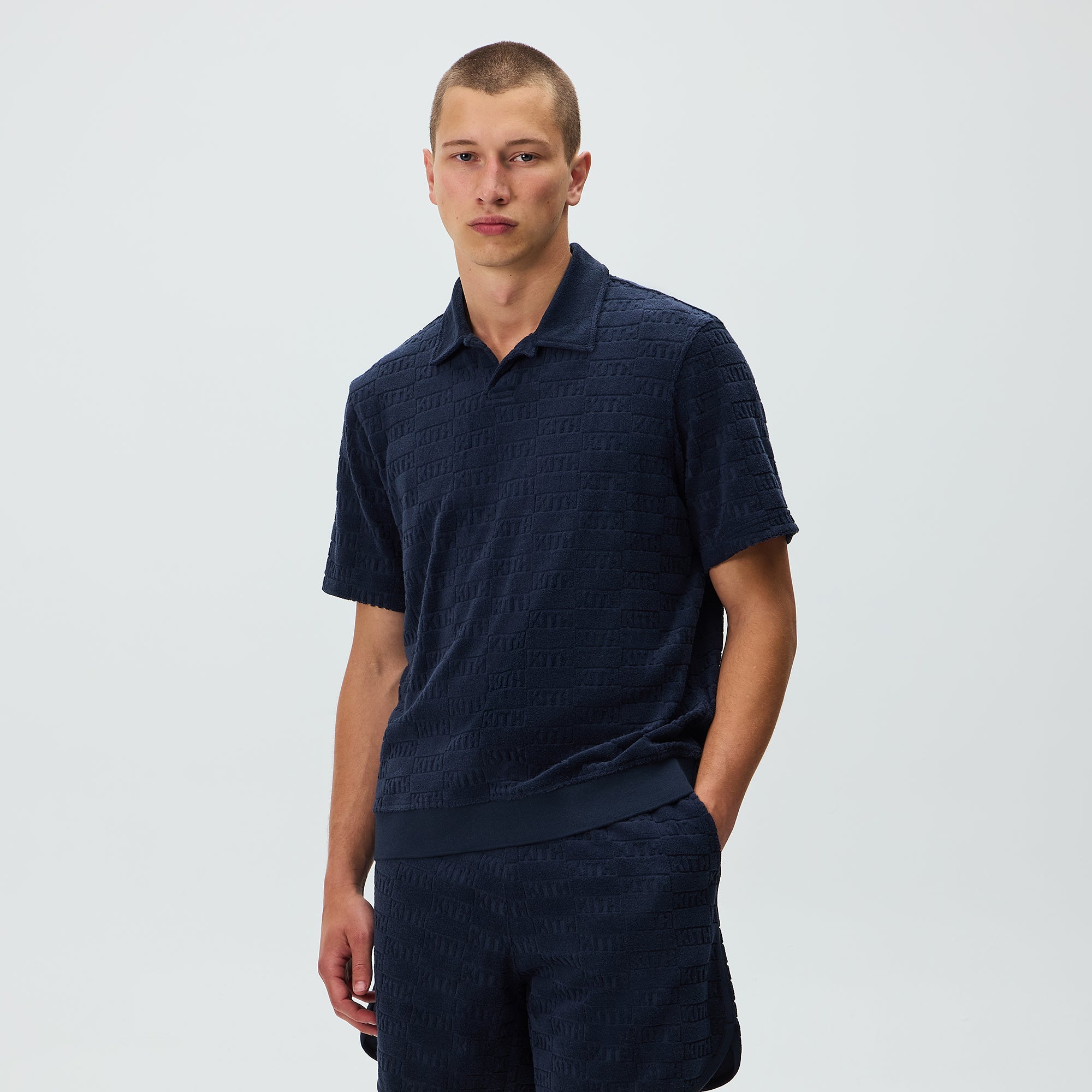 Kith Monogram Towel Terry Leo Polo - Nocturnal – Kith Canada