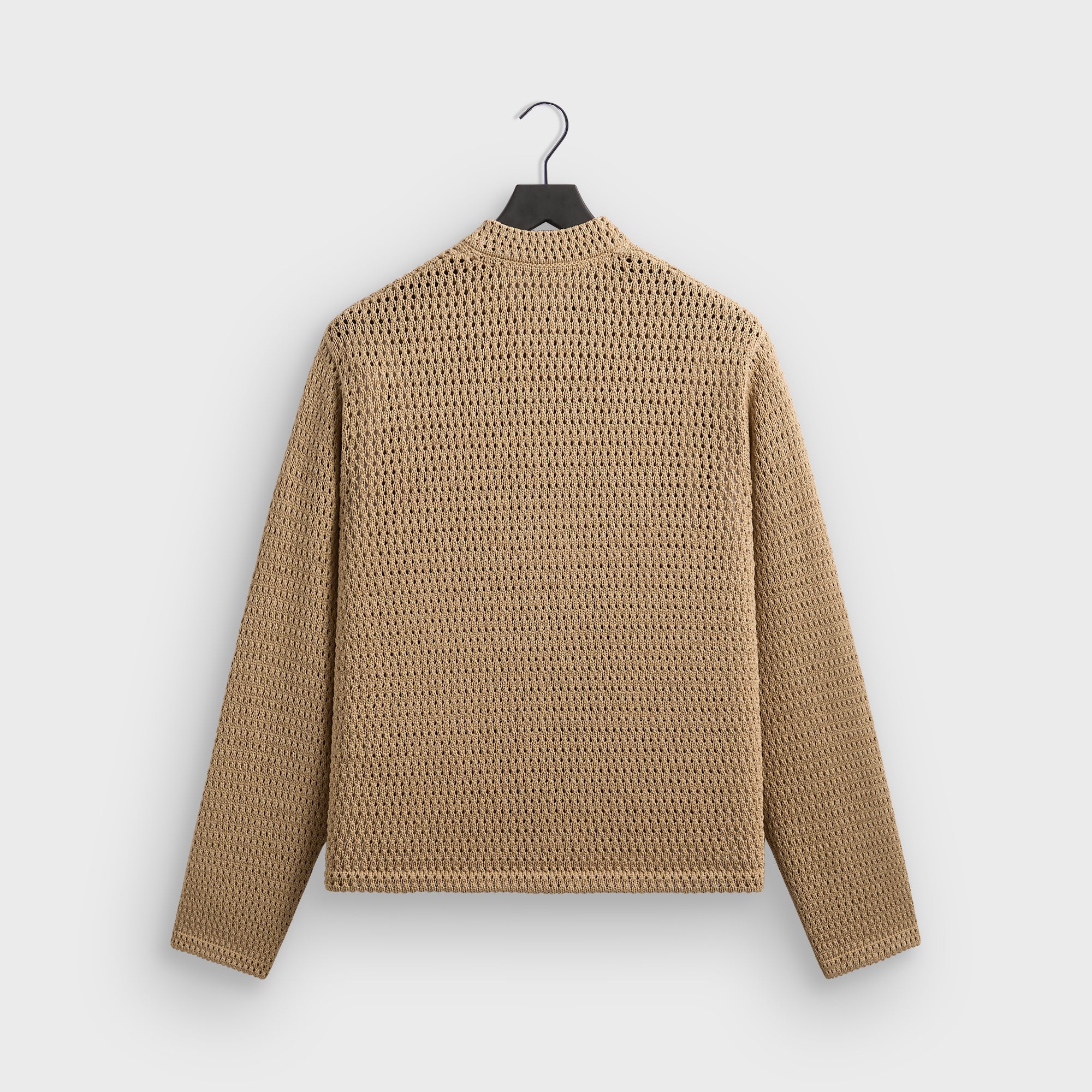 Kith Crochet Luke Zip Front Sweater - Durum – Kith Canada