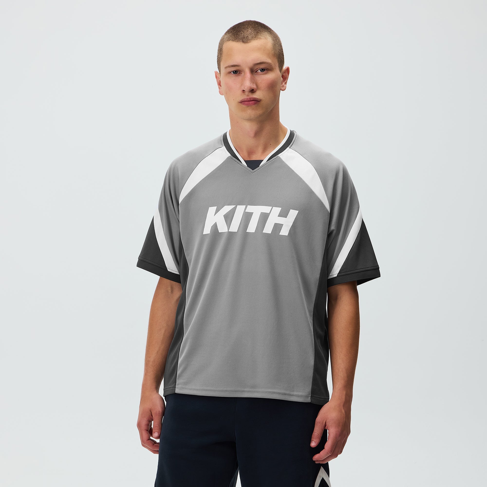 Kith ベロアシャツ Kith Otto Mesh Chase II Jersey - Argon – Kith Canada