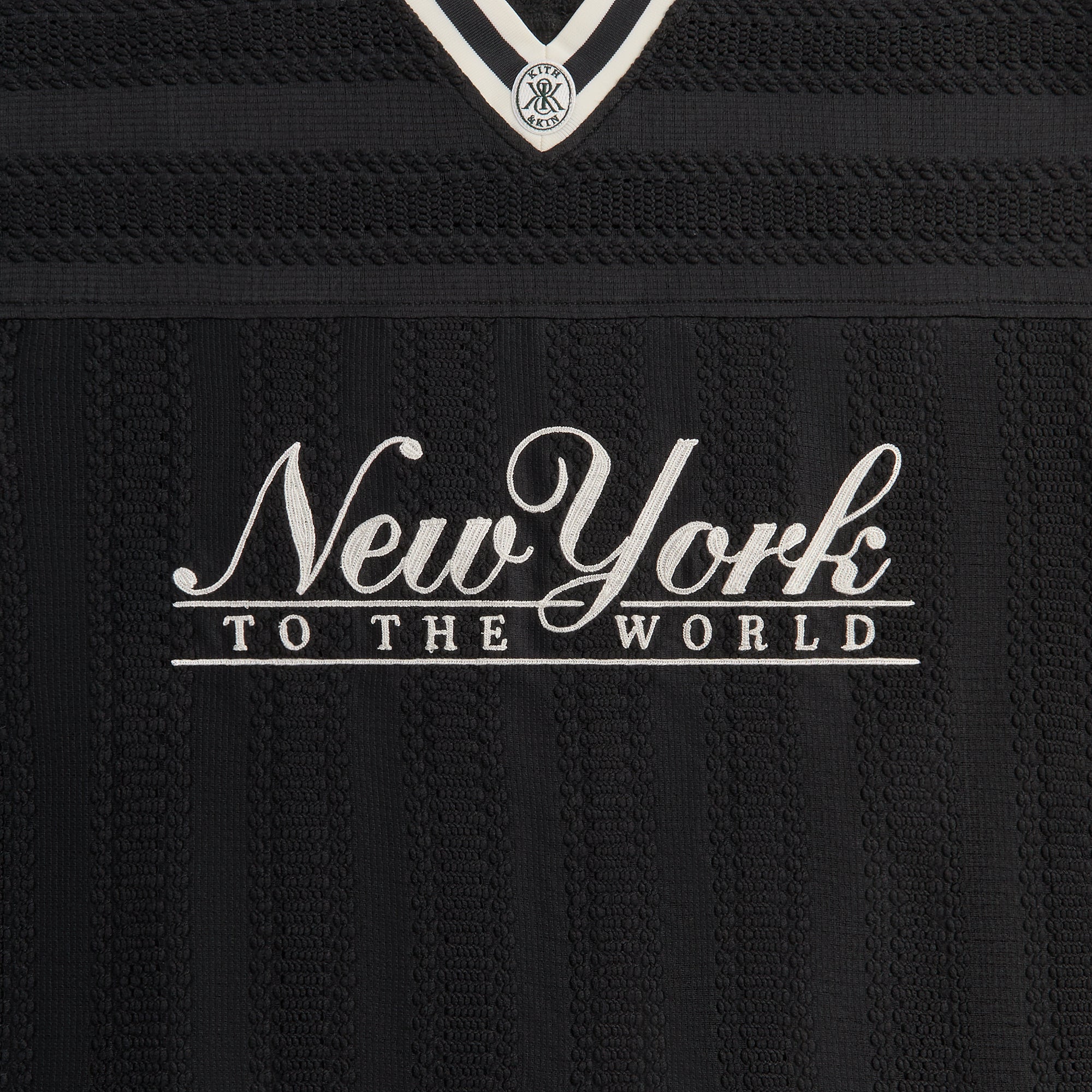 Kith Ladder Lace Julian Jersey - Black – Kith Canada