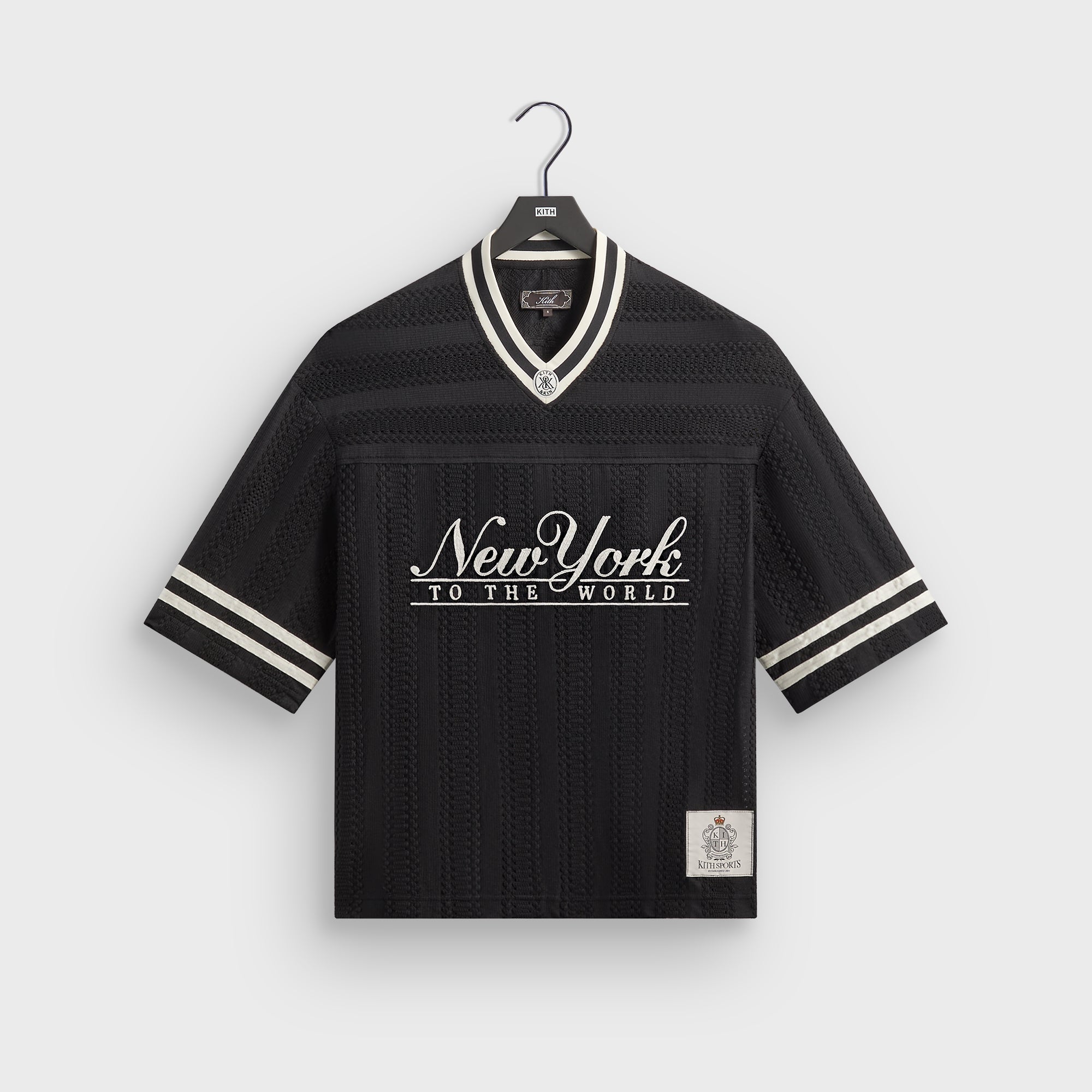 Kith Ladder Lace Julian Jersey - Black - PH – Kith Canada