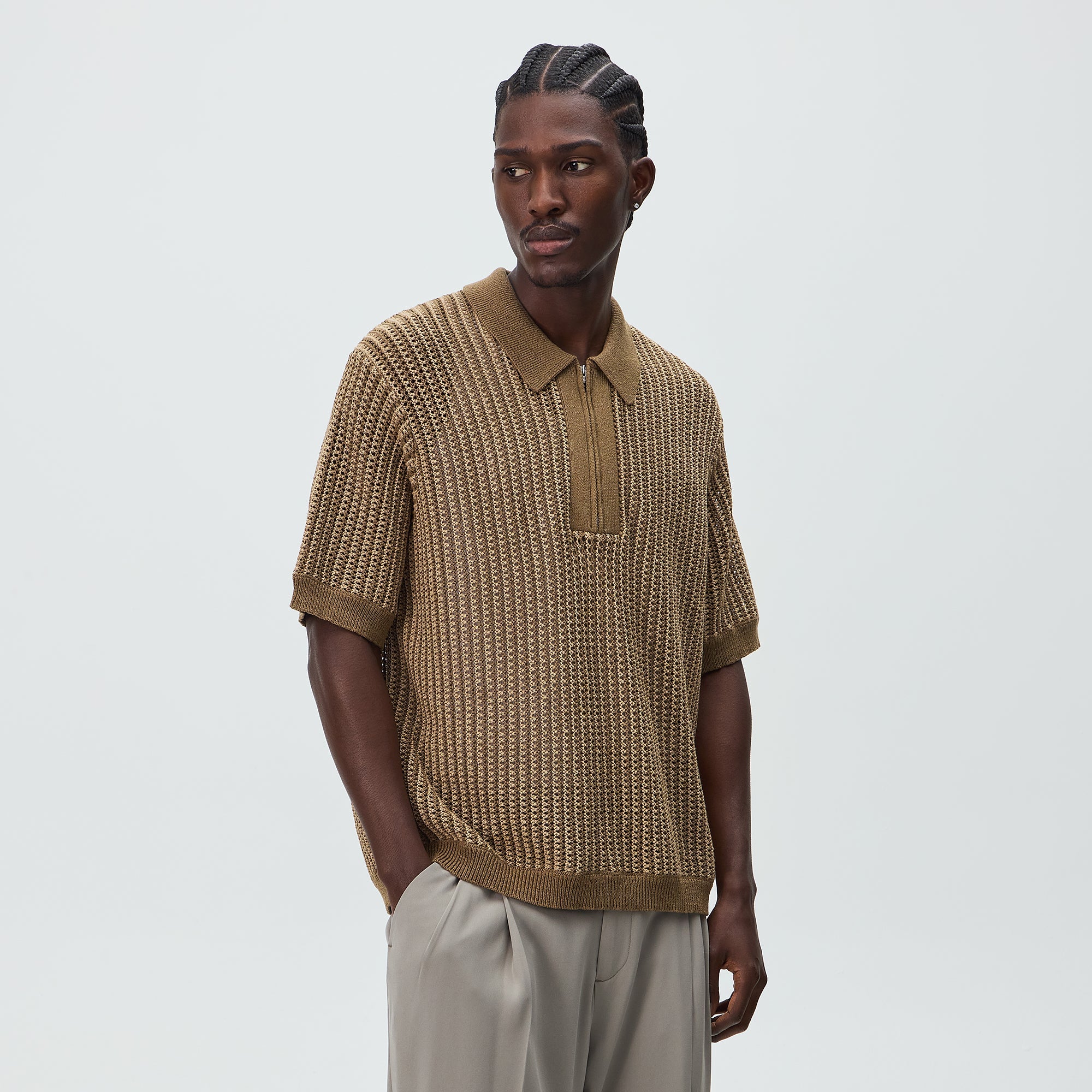 Kith メッシュ編み 半袖シャツ M Kith - Knitwear | Kith CA – Kith Canada