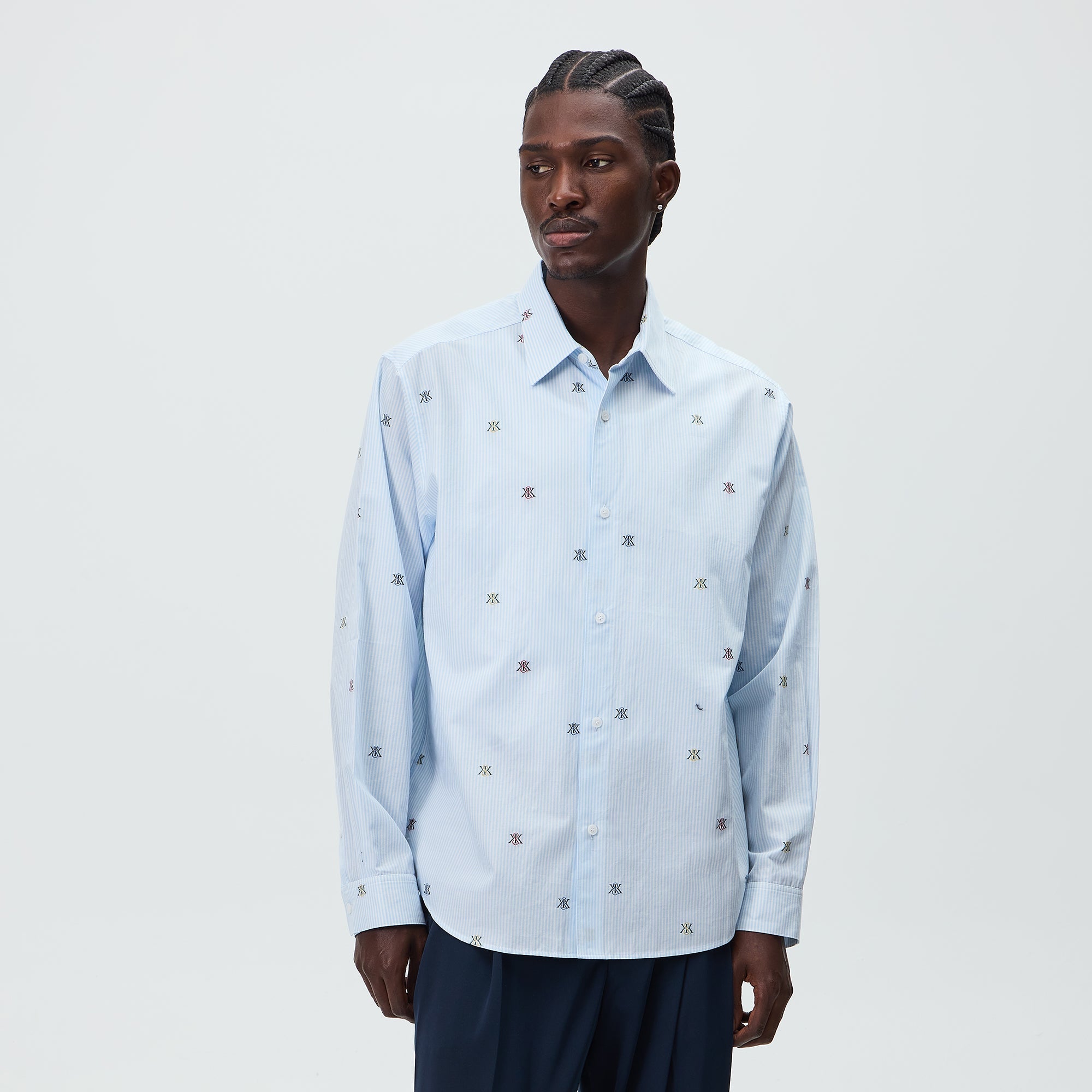 Kith Multi Crest Jacquard Georgie Shirt - Multi - PH – Kith Canada