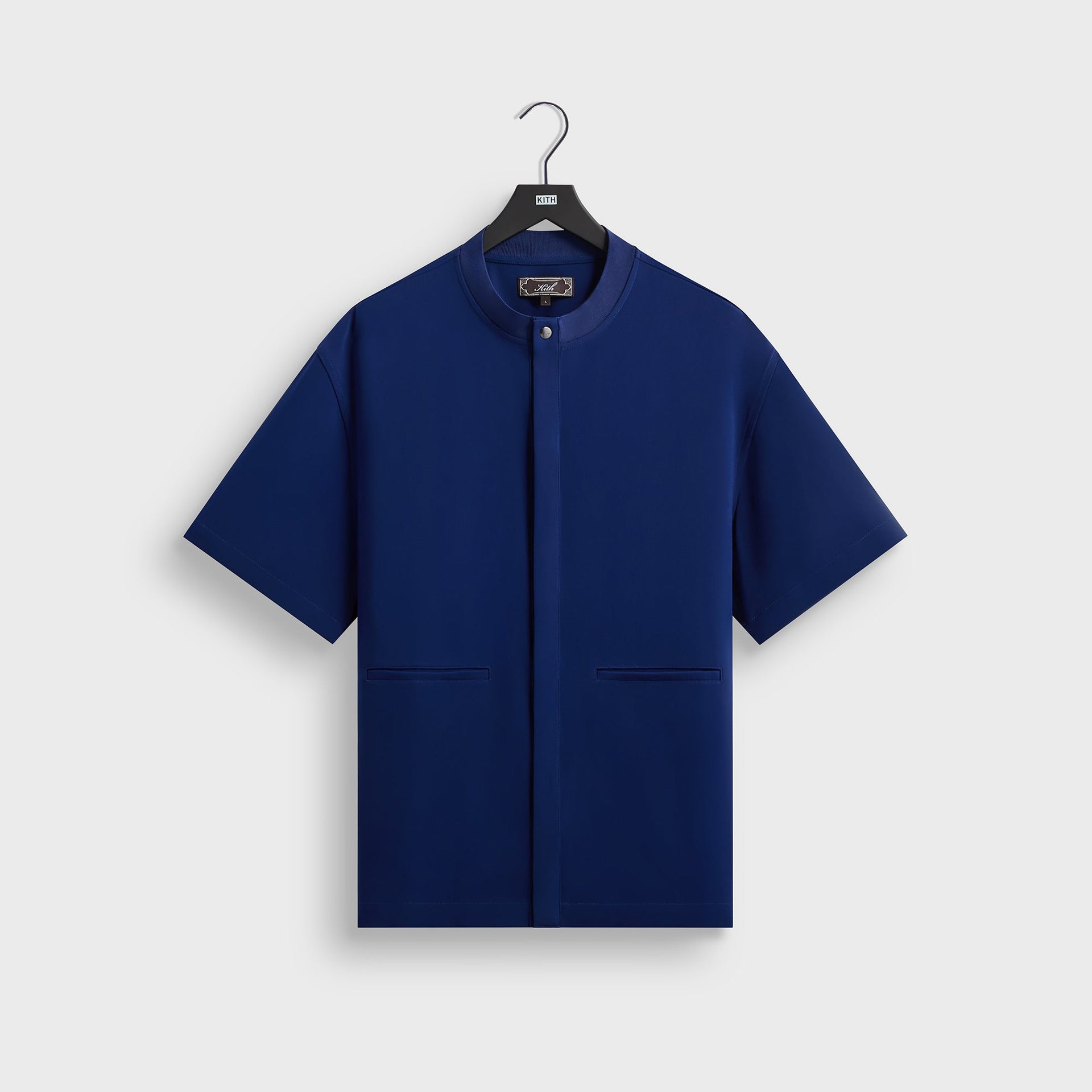 Kith Double Crepe Casper Shirt - Deep Royal