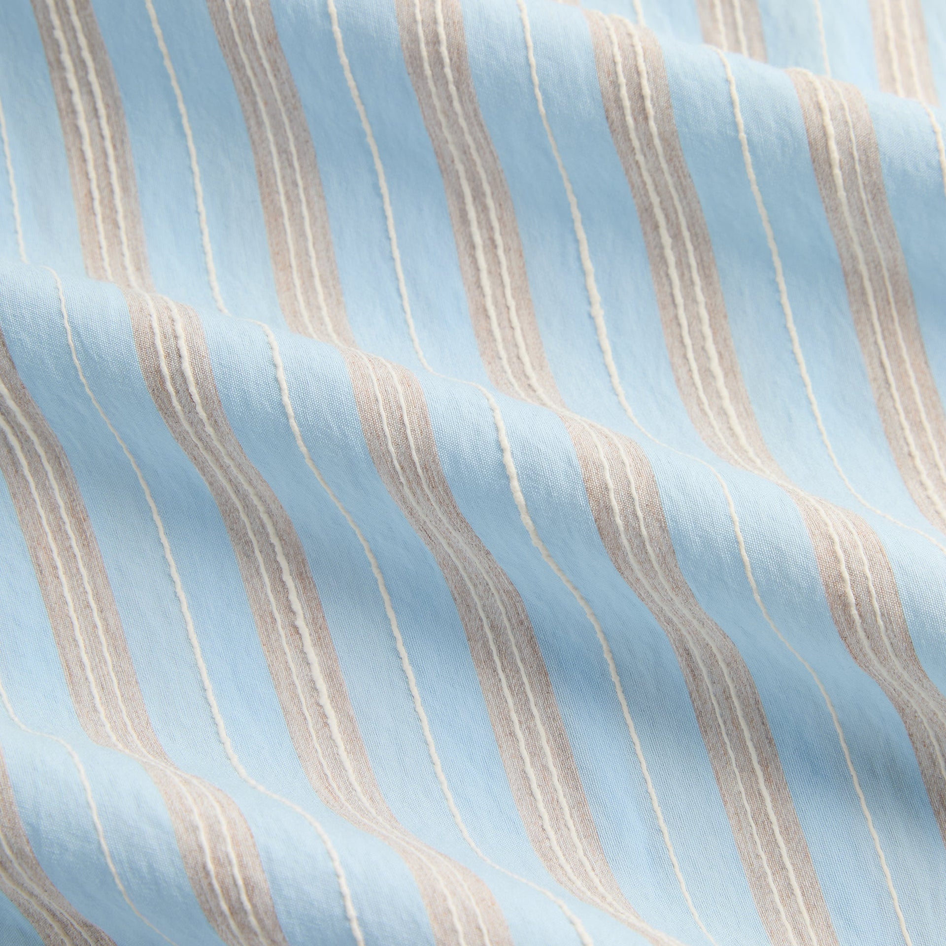 Kith Barre Stripe Long Sleeve Gianni Shirt - Serene