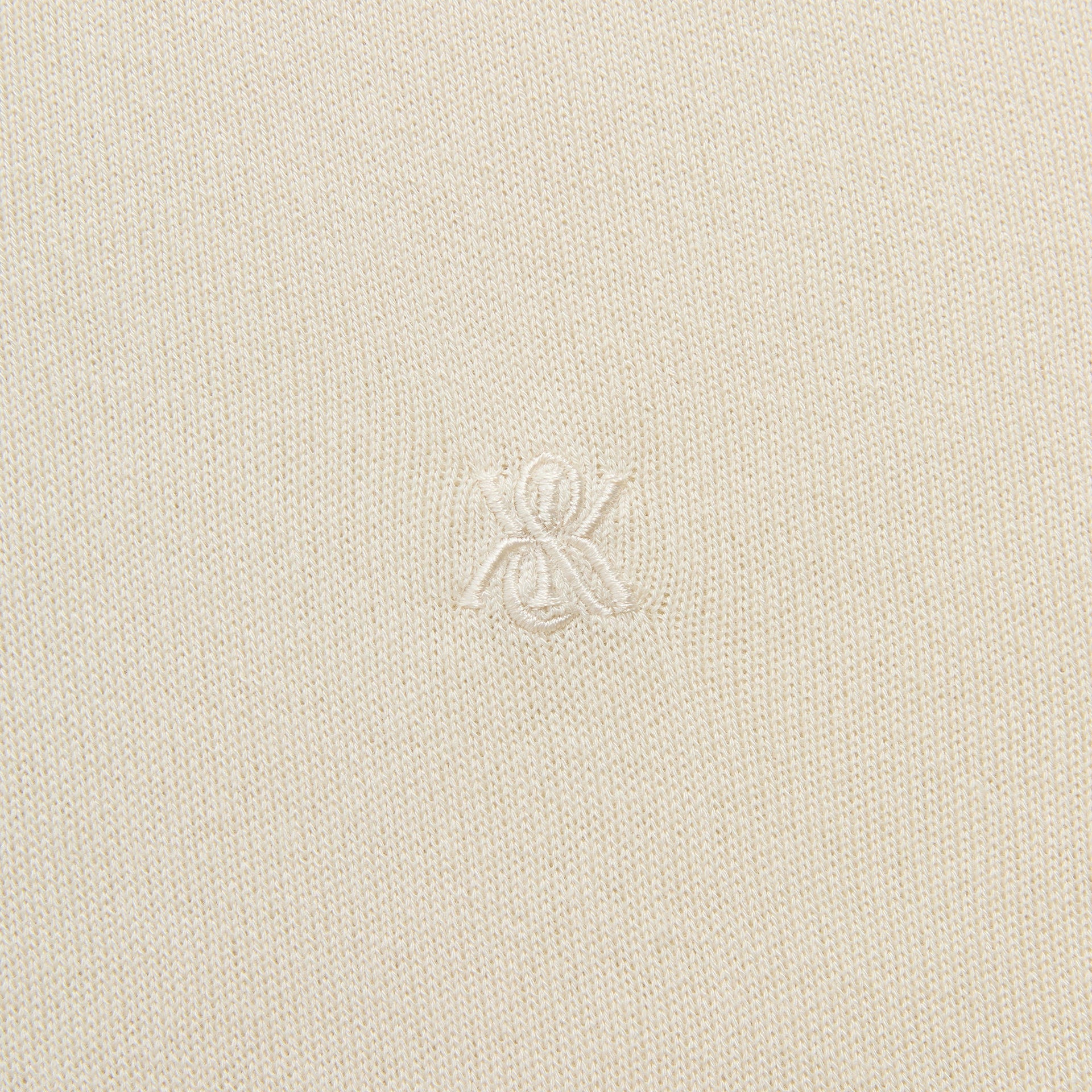 Kith Super Fine Viscose Knit Baldwin Polo - Sandrift