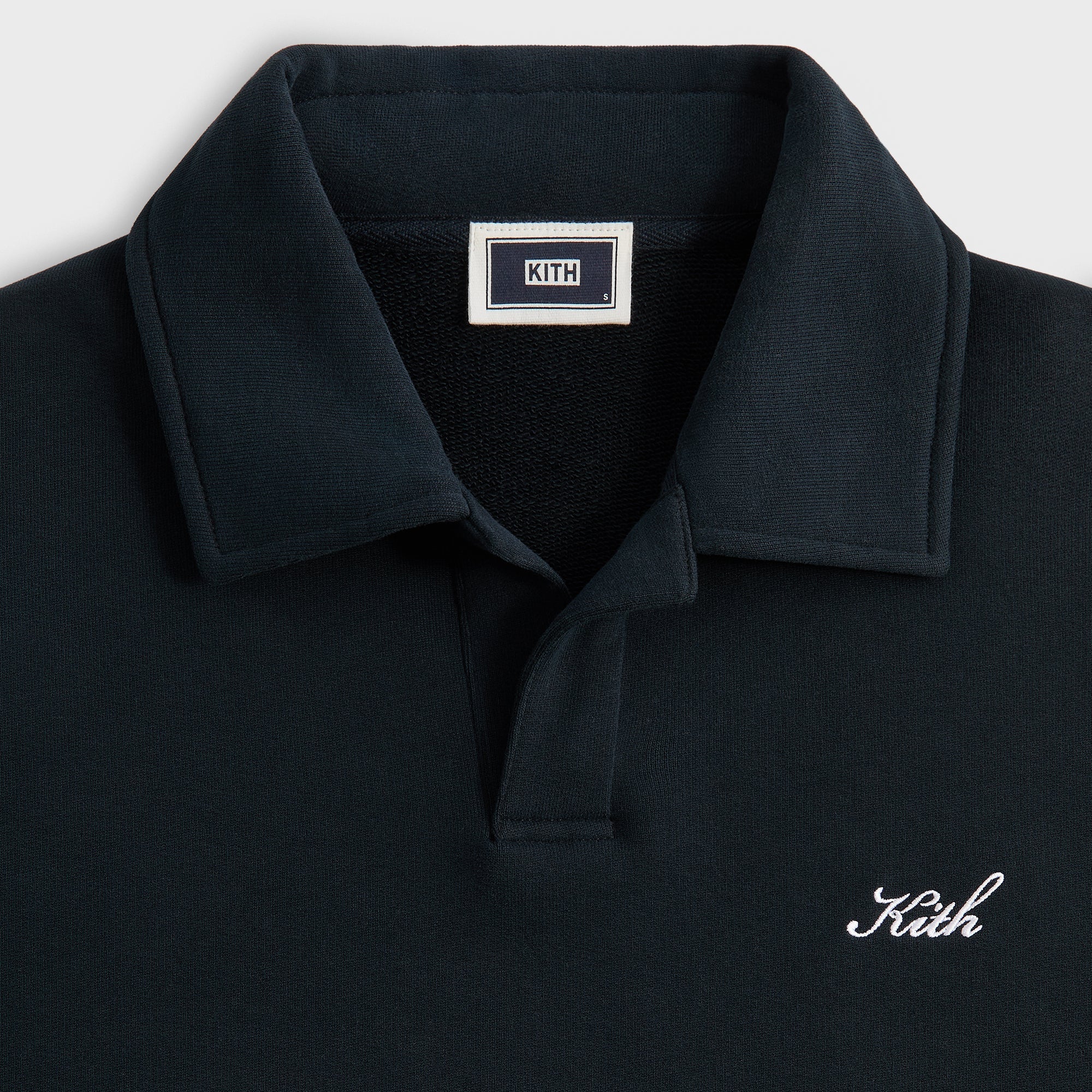 Kith Micro Terry Nelson Pullover - Black – Kith Canada