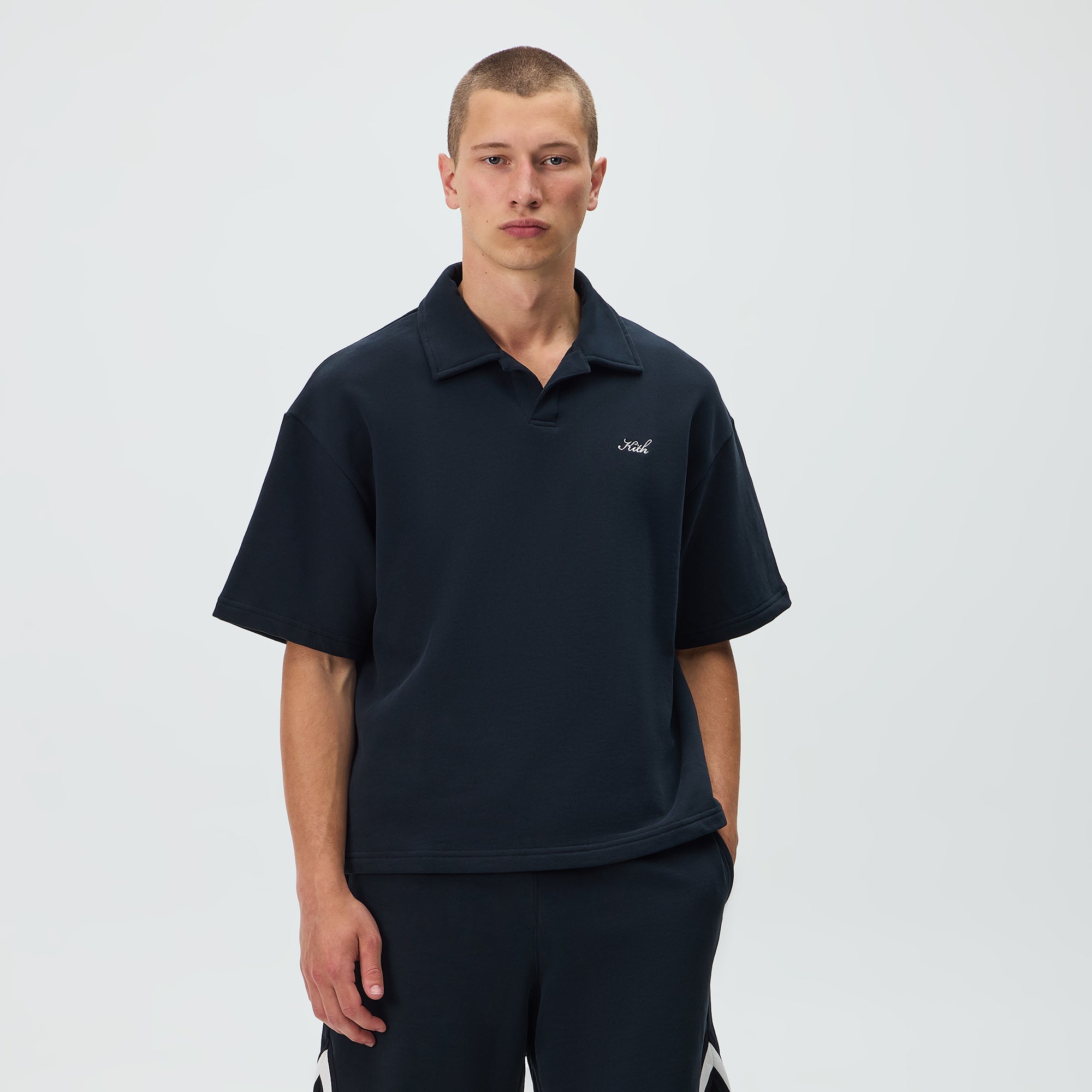 Kith Micro Terry Nelson Pullover - Black – Kith Canada