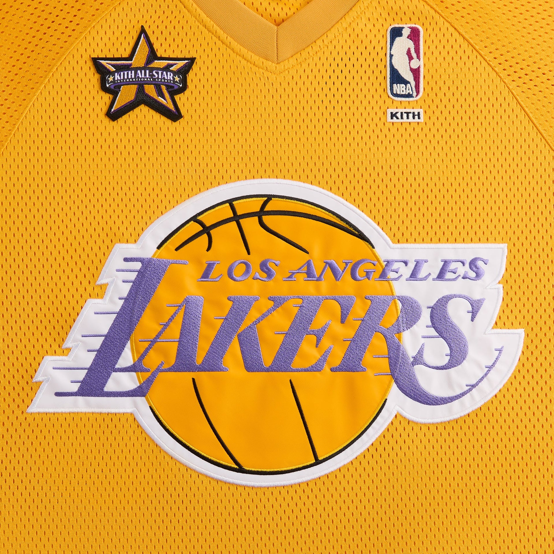 Kith for NBA All-Star Los Angeles Lakers Samuel Shirt - Marigold