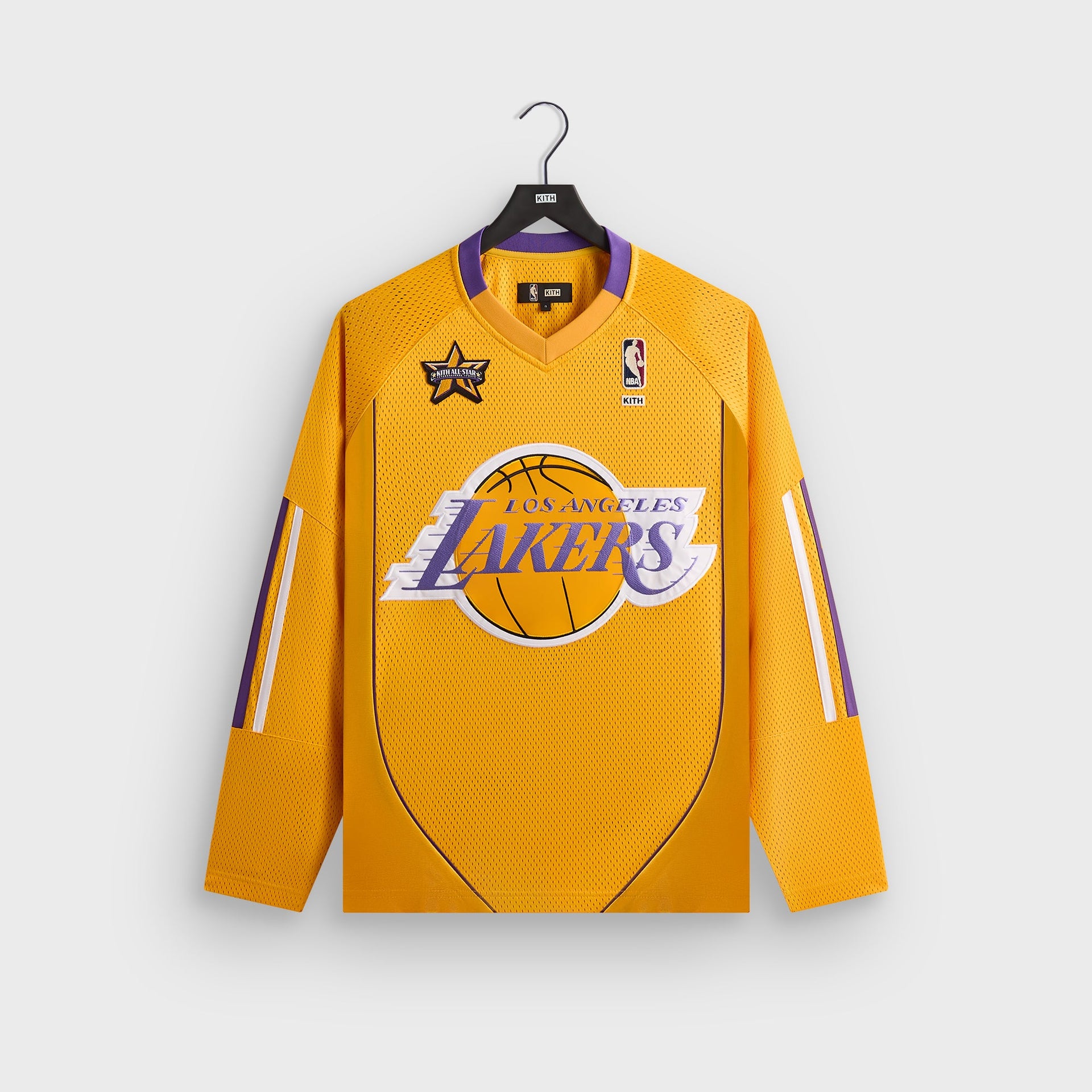 Kith for NBA All-Star Los Angeles Lakers Samuel Shirt - Marigold