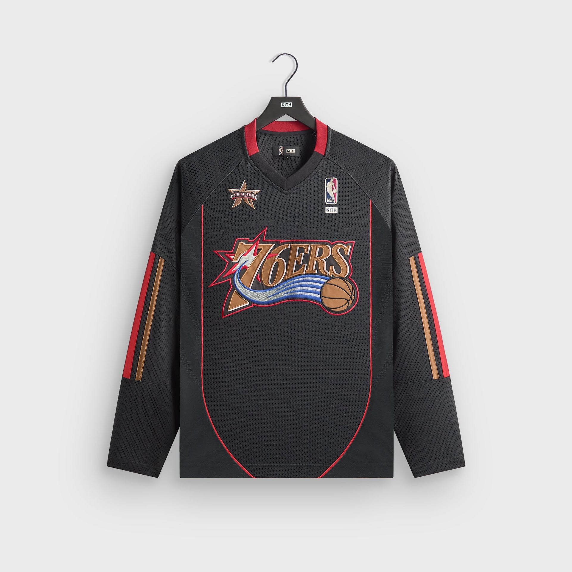 Kith for NBA All-Star Philadelphia 76ers Samuel Shirt - Black