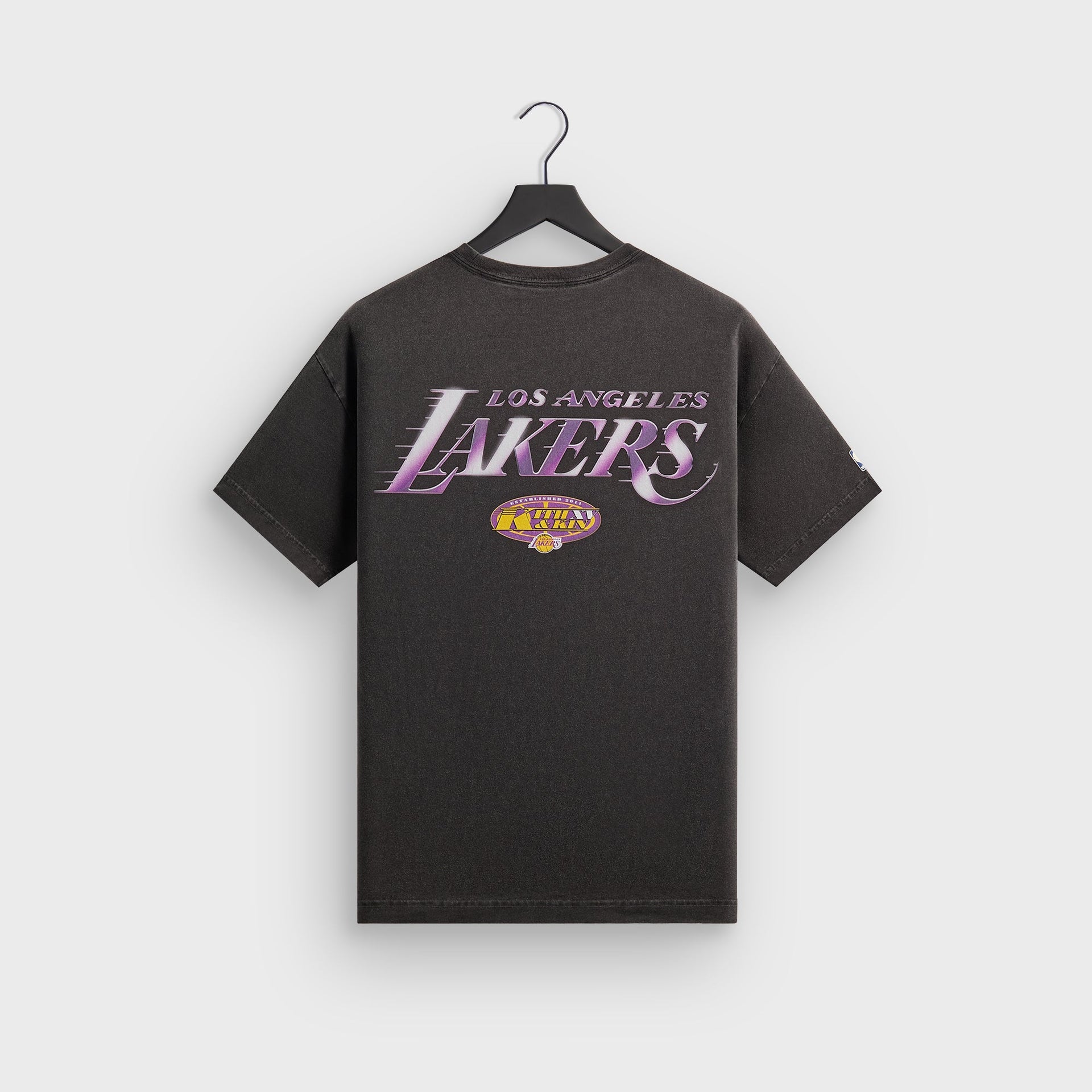 Kith for NBA All-Star Los Angeles Lakers Shattered Backboard Vintage Tee - Black