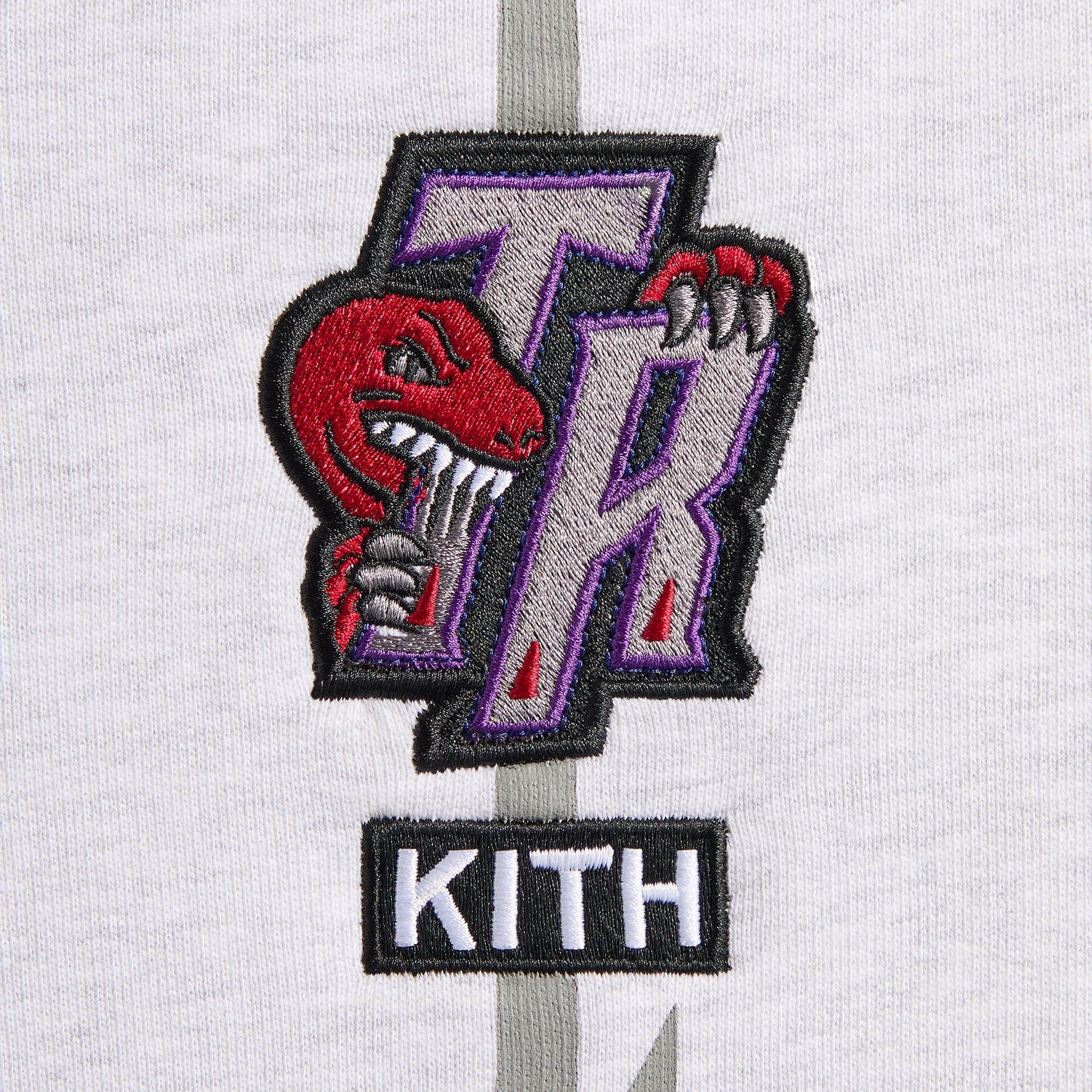 Kith for NBA All-Star Toronto Raptors Nelson Crewneck - Light Heather Grey - PH