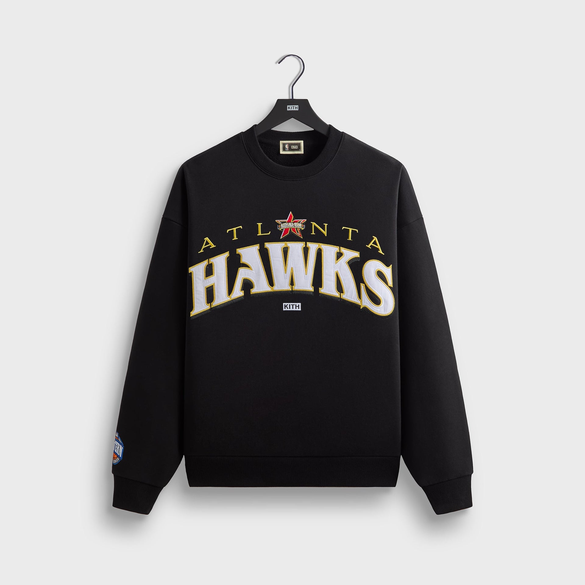 Kith for NBA All-Star Atlanta Hawks Nelson Crewneck - Black