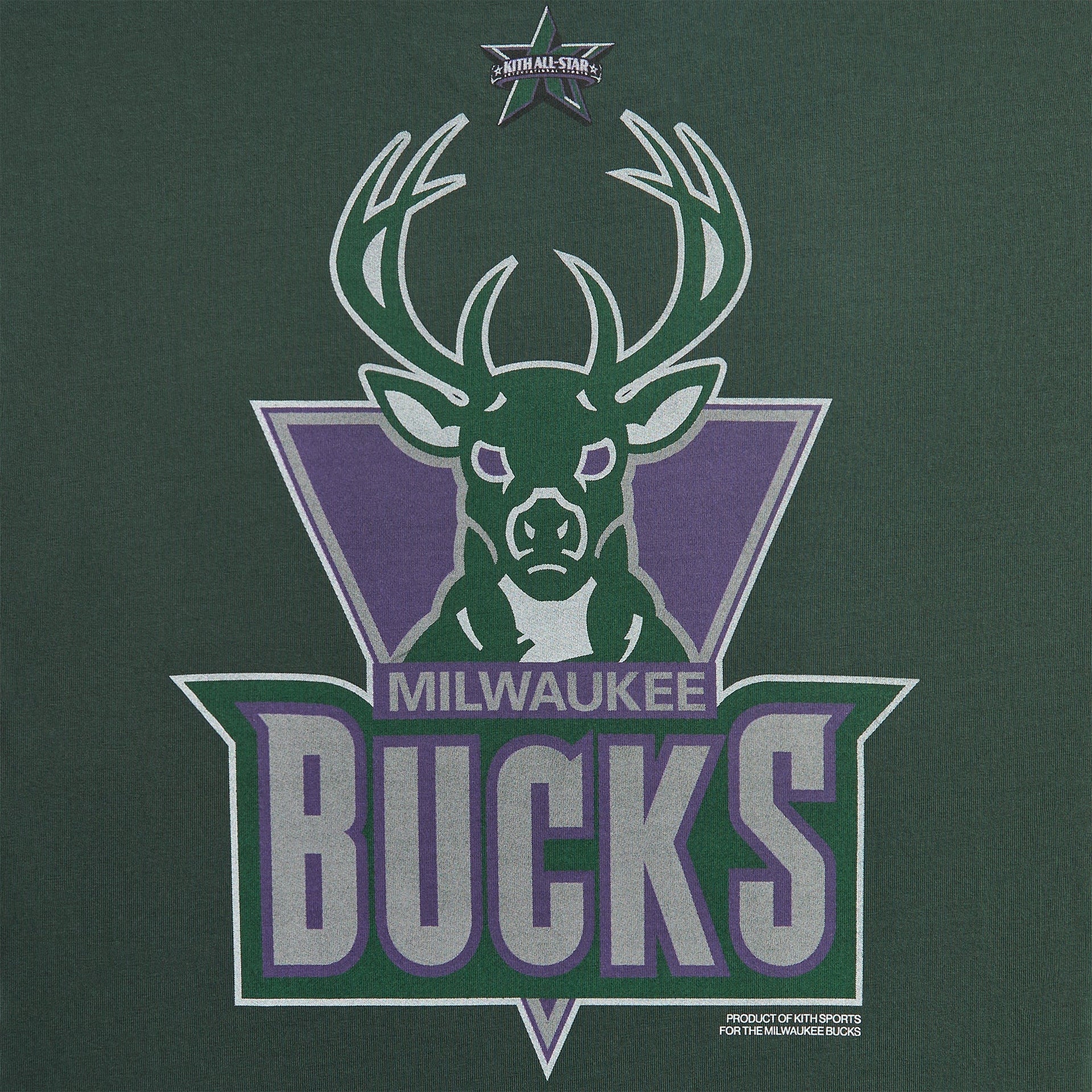 Kith for NBA All-Star Milwaukee Bucks Vintage Tee - Stadium - PH