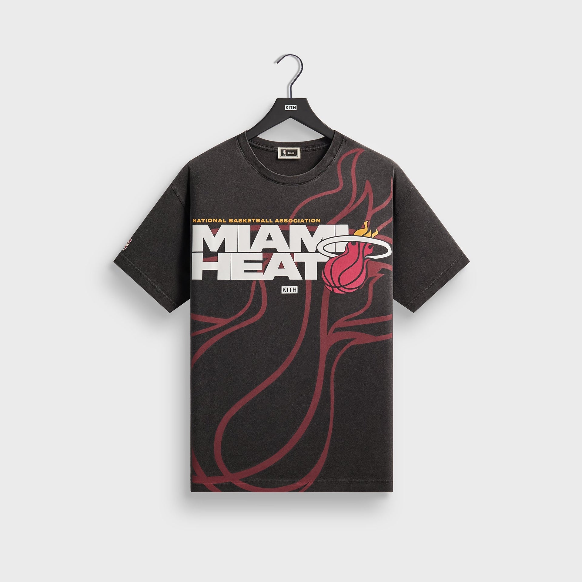 Kith for NBA All-Star Miami Heat Vintage Tee - Black - PH
