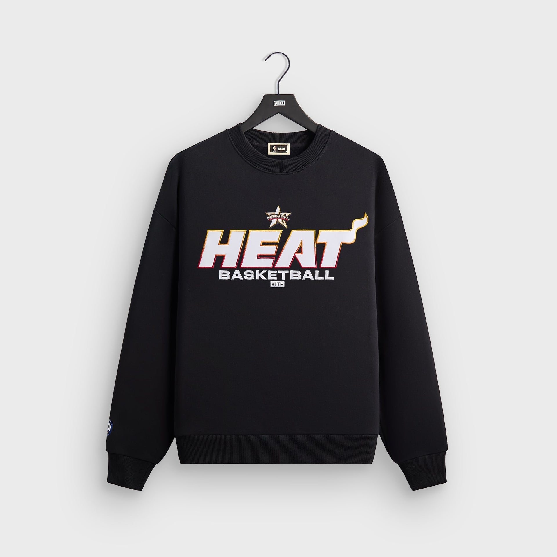 Kith for NBA All-Star Miami Heat Nelson Crewneck - Black - PH
