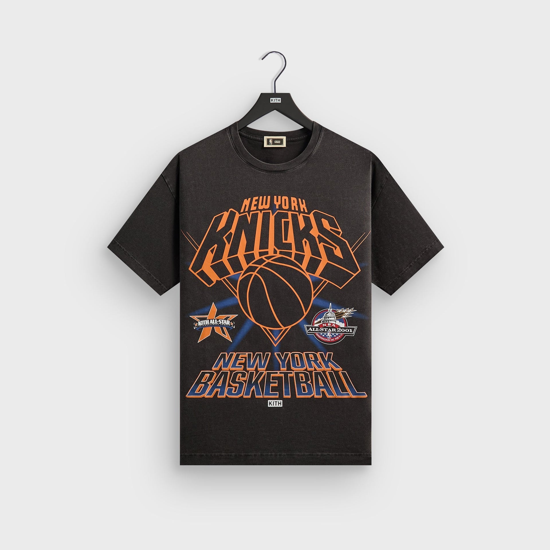 Kith for NBA All-Star New York Knicks Vintage Tee - Black - PH