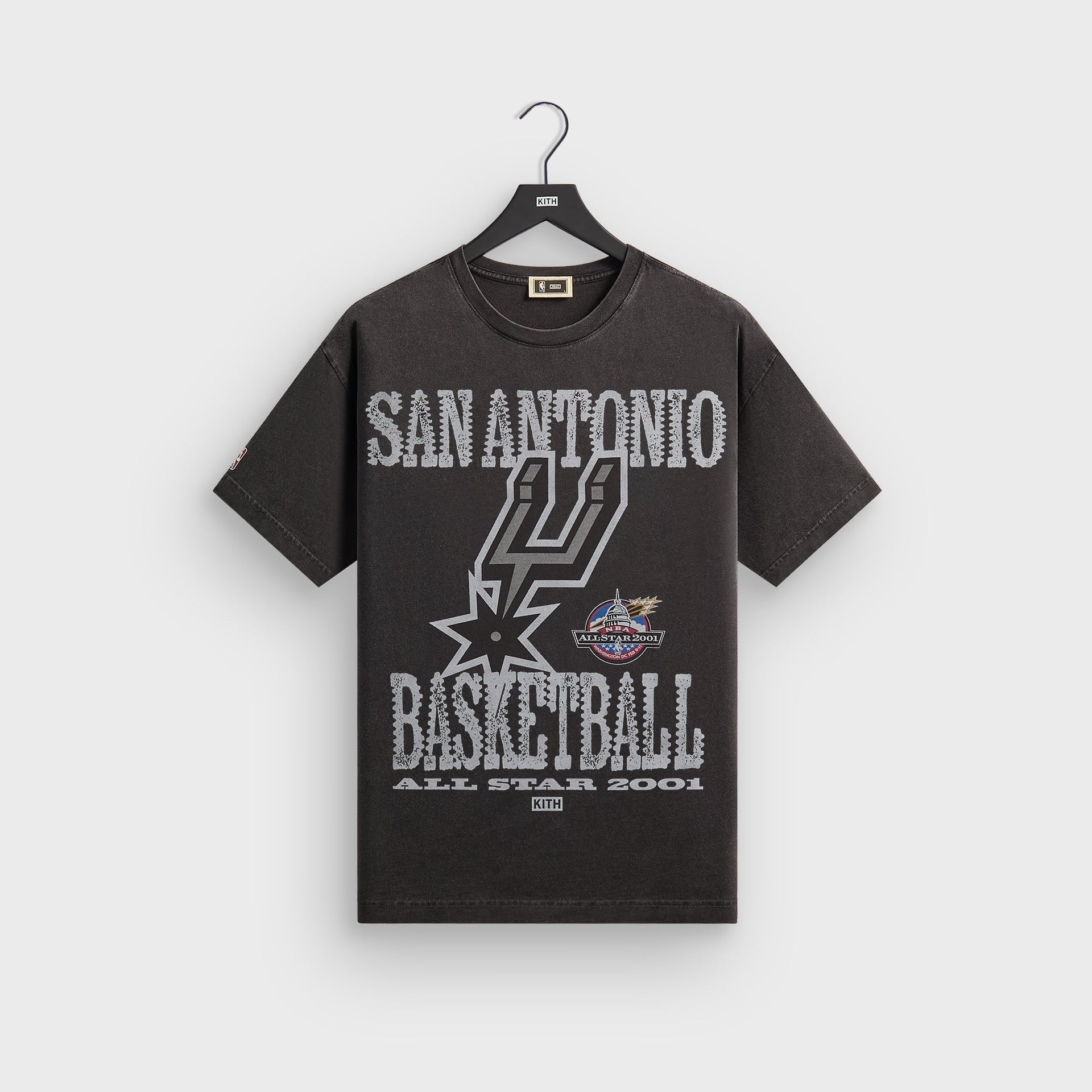 Kith for NBA All-Star San Antonio Spurs Vintage Tee - Black - PH