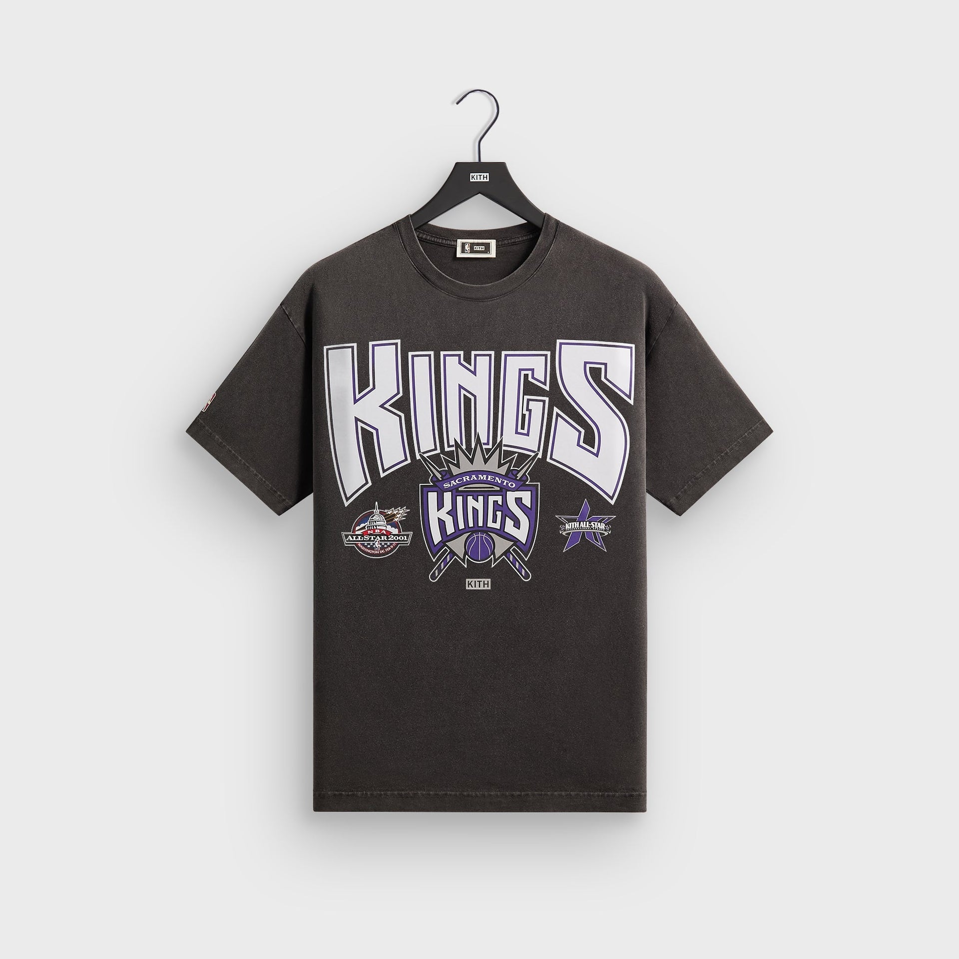 Kith for NBA All-Star Sacramento Kings Vintage Tee - Black - PH