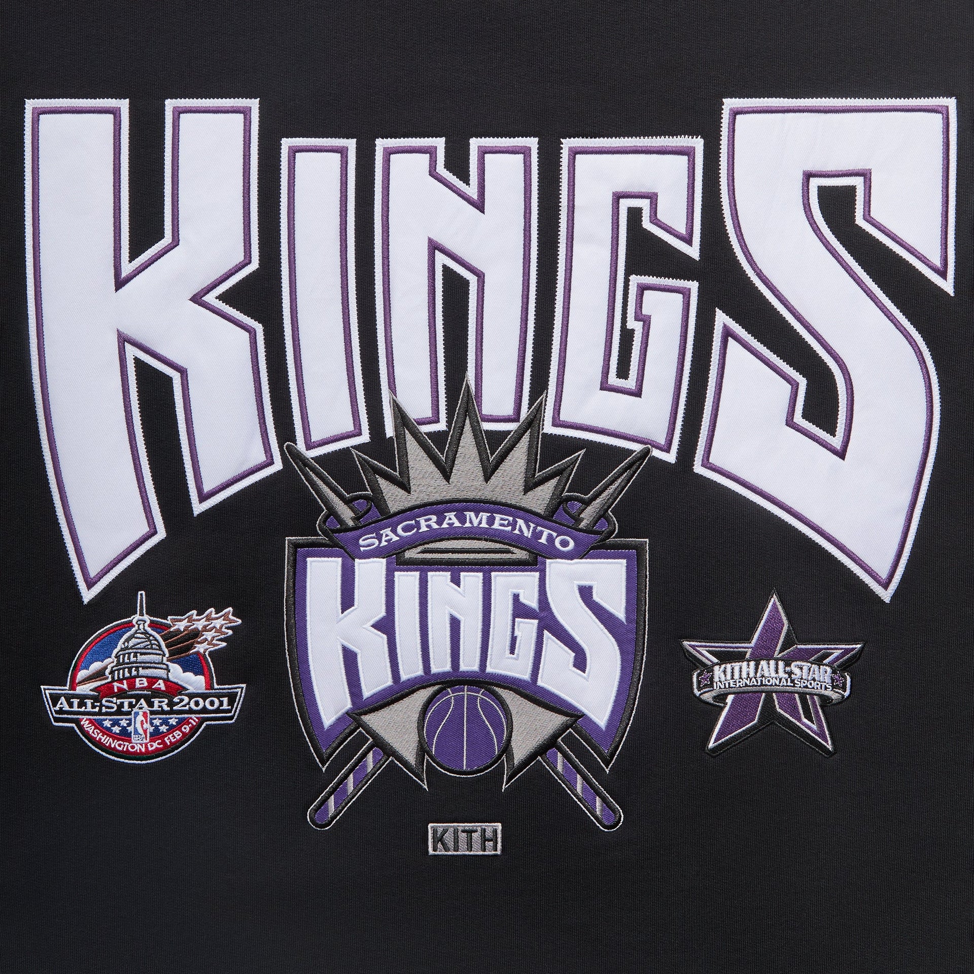 Kith for NBA All-Star Sacramento Kings Nelson Crewneck - Black