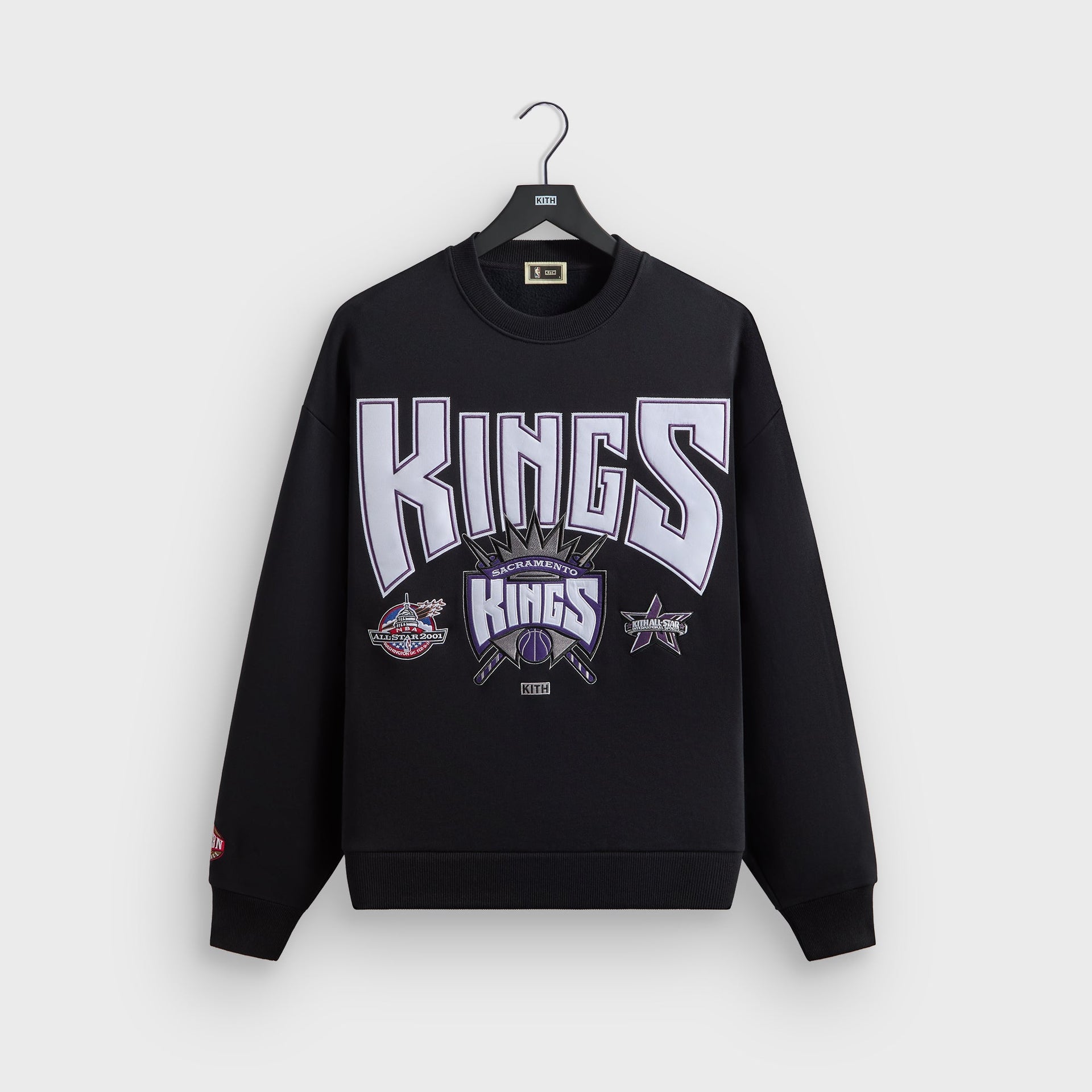 Kith for NBA All-Star Sacramento Kings Nelson Crewneck - Black - PH