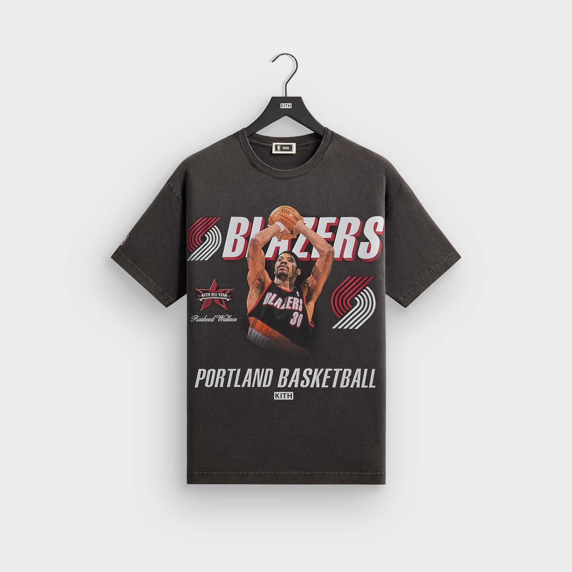 Kith for NBA All-Star Portland Trail Blazers Gerald Wallace Tee - Black - PH