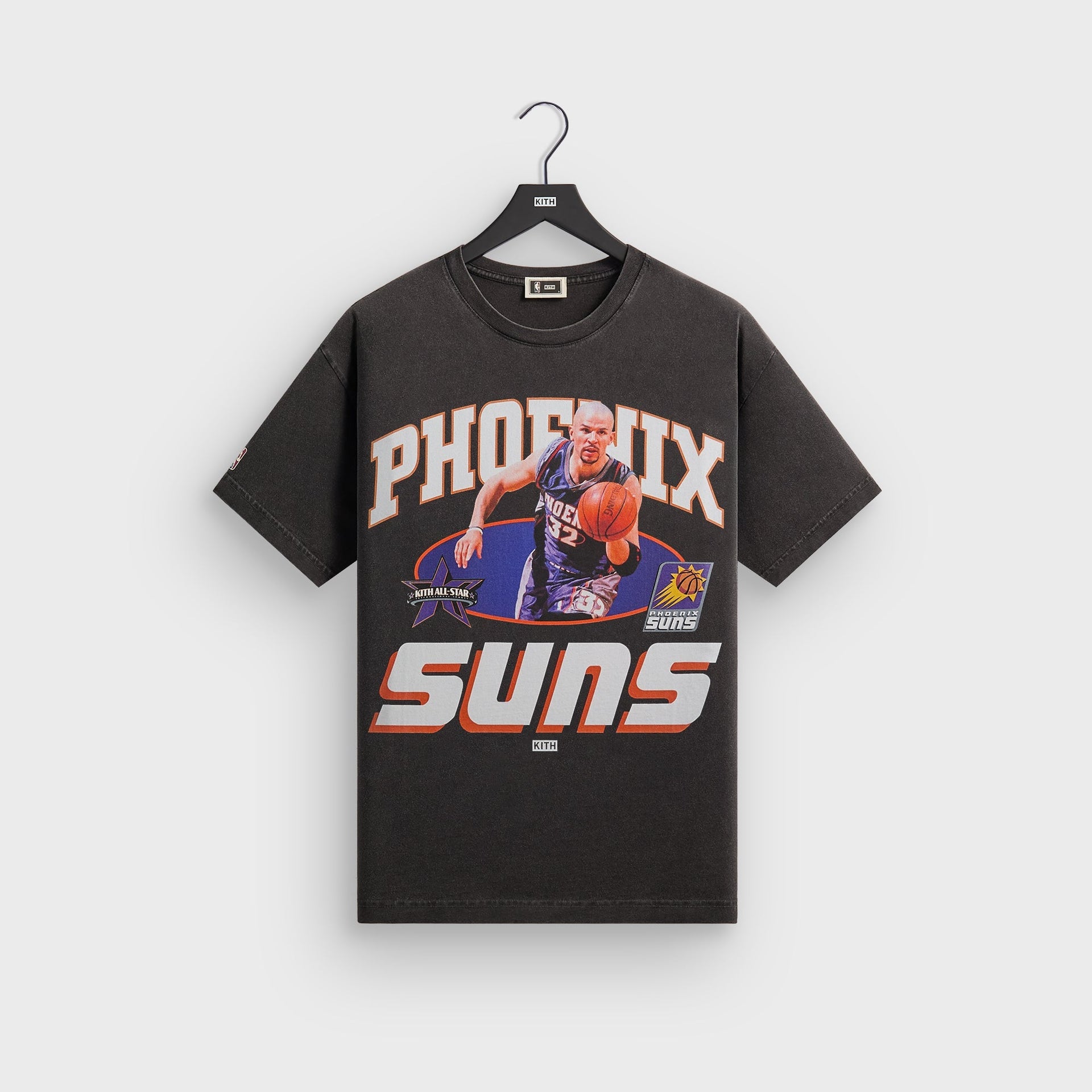 Kith for NBA All-Star Phoenix Suns Jason Kidd Vintage Tee - Black - PH