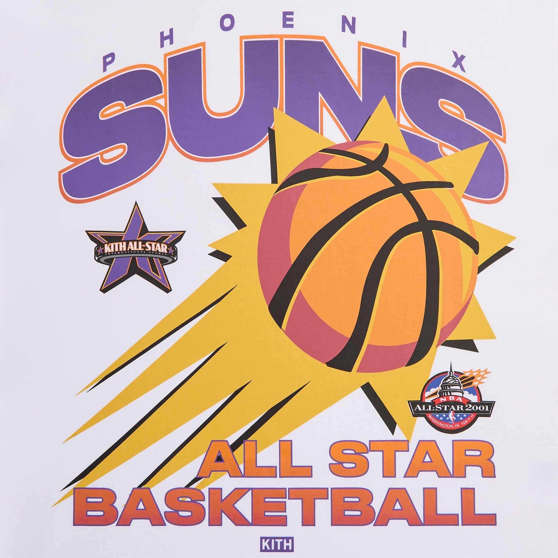 Kith for NBA All-Star Phoenix Suns Vintage Tee - White - PH