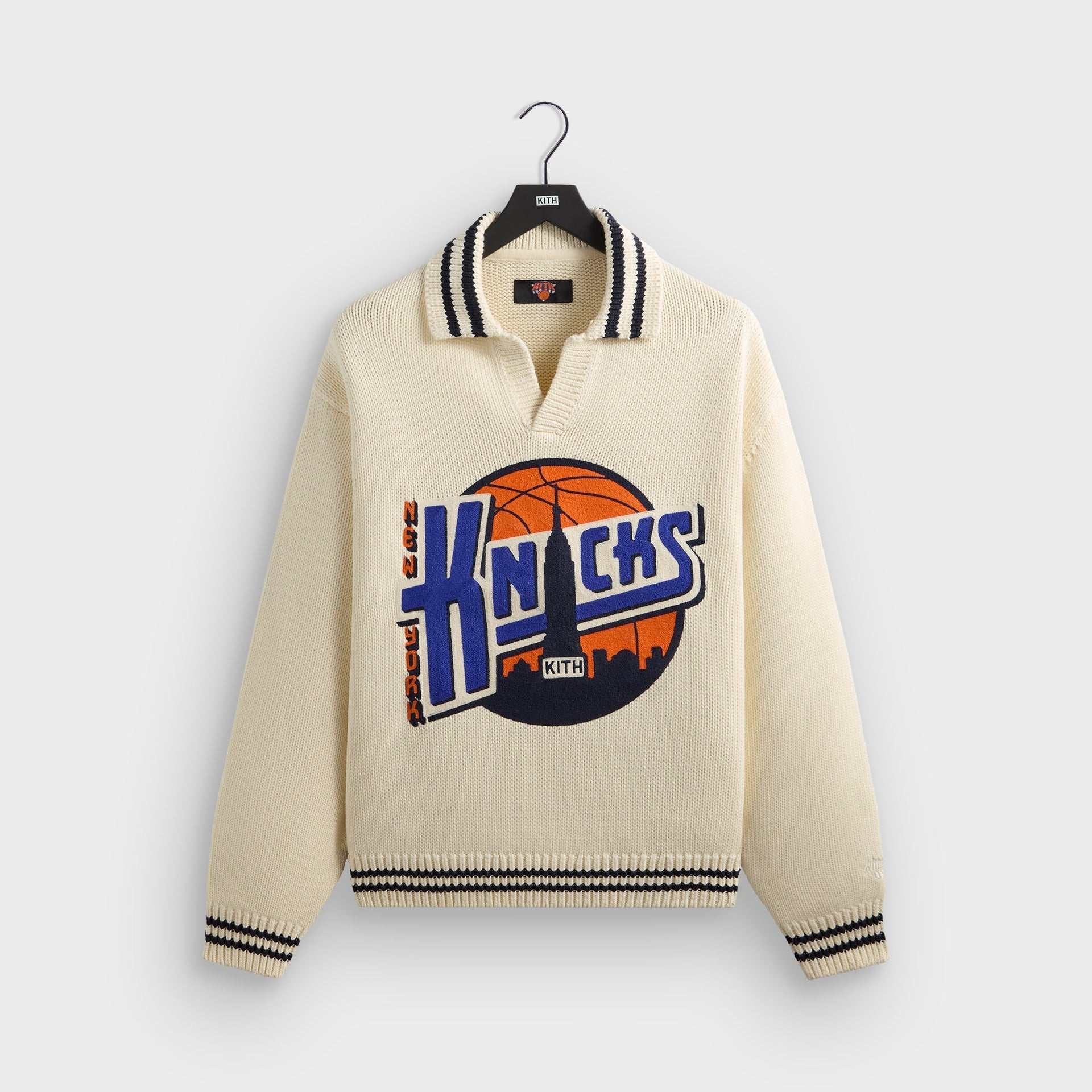 Kith for the New York Knicks Nelson Rugby Sweater - Sandrift - PH