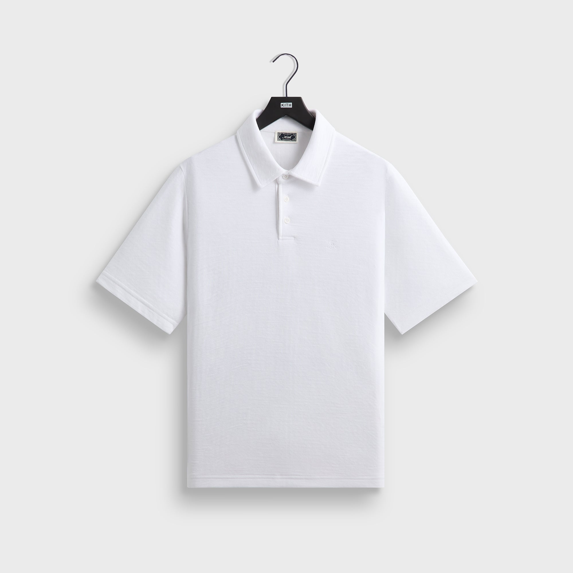 Kith Double Face Jersey Heathrow Polo - White – Kith Canada