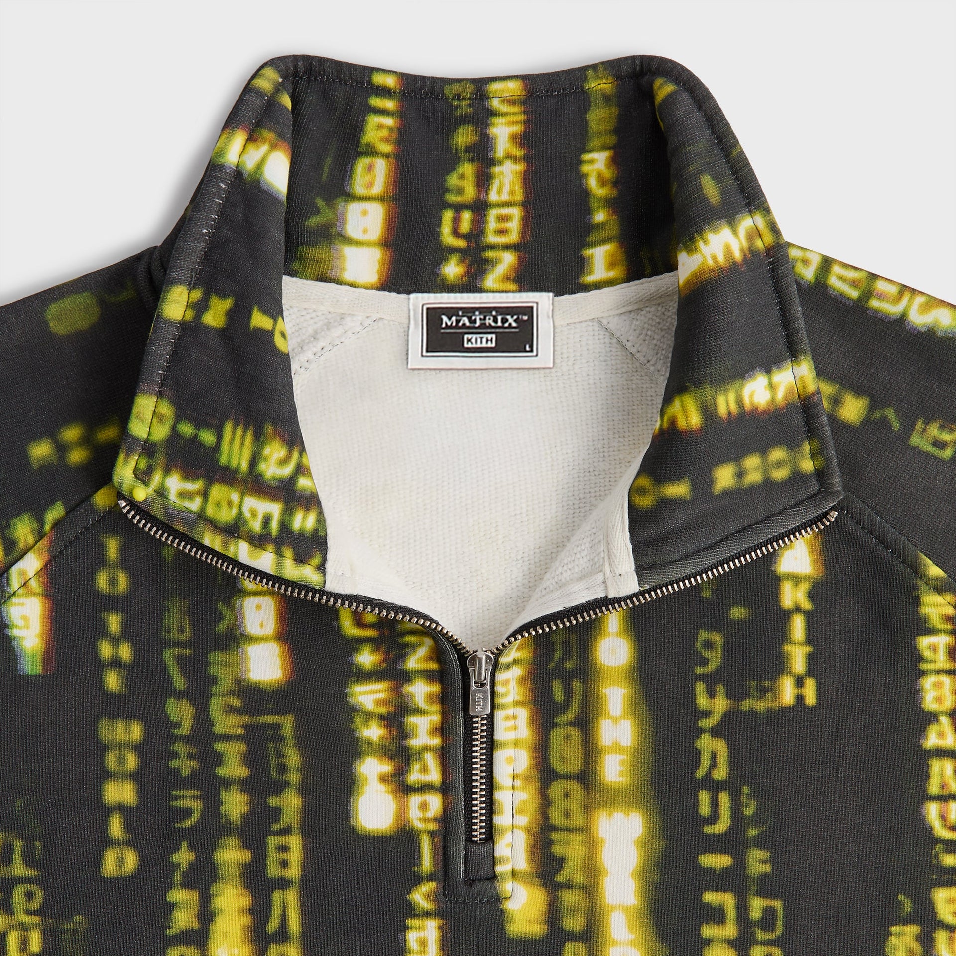 Kith for The Matrix Code Vintage Nelson Quarter Zip - Black
