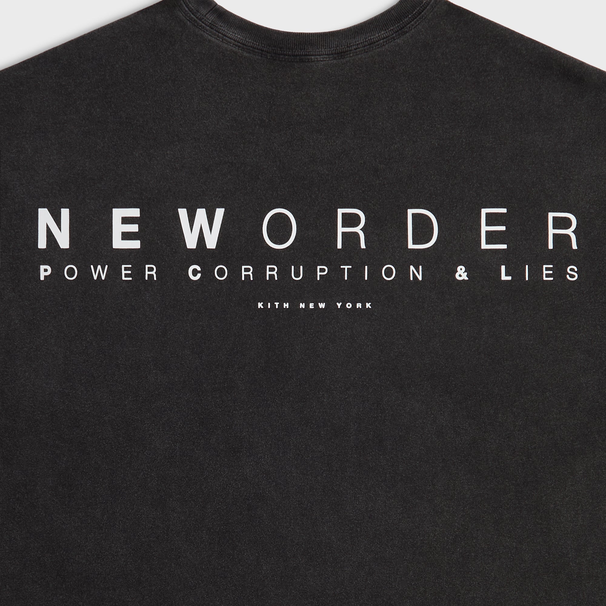 Kith Records for New Order Florals Vintage Alex Tee - Black – Kith