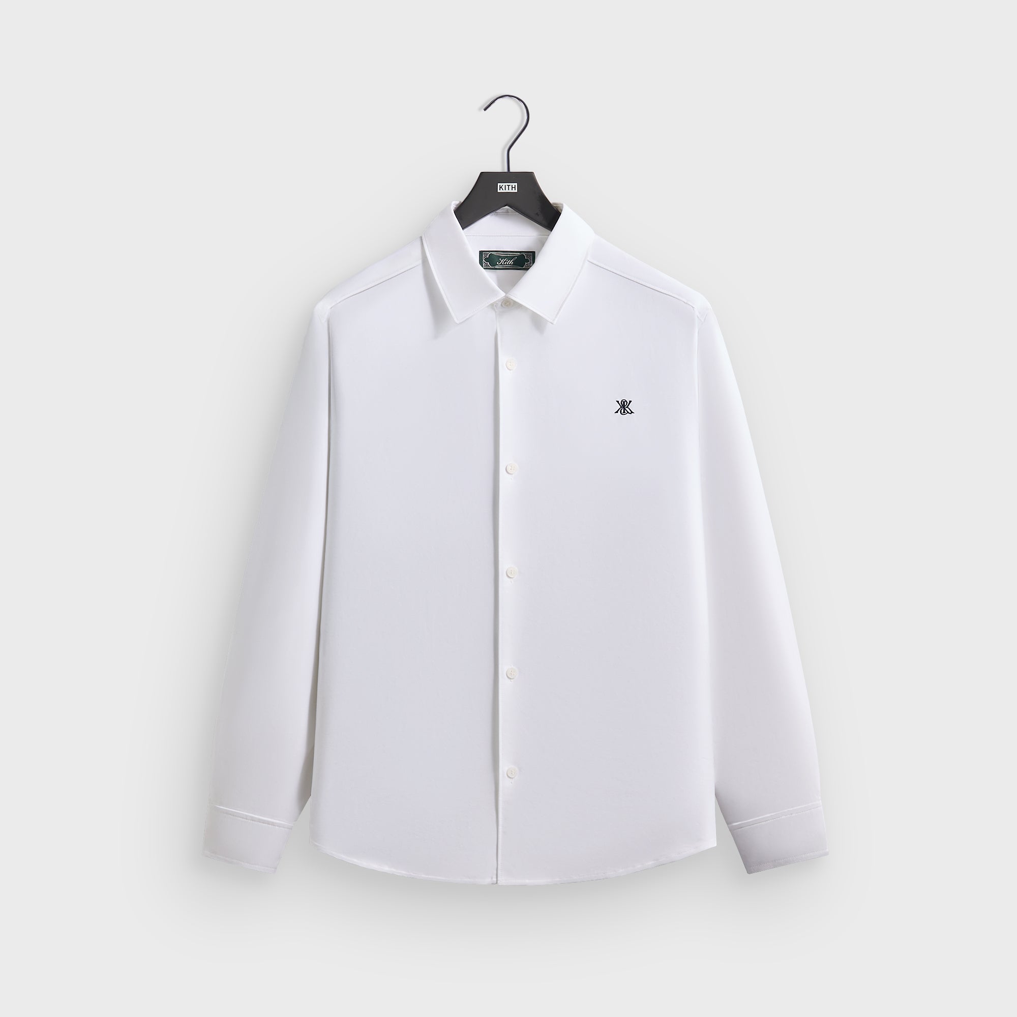 Kith Oxford Georgie Shirt - White – Kith Canada