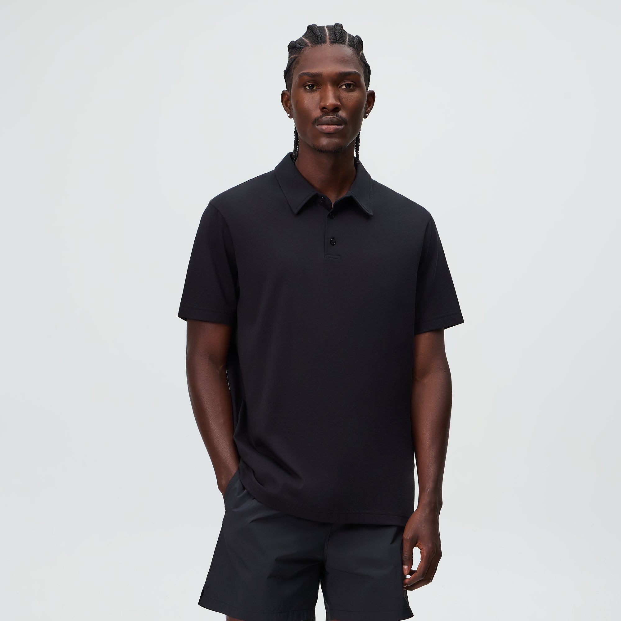 Kith ブラック ポロシャツ Lサイズ Mens Apparel - Tops - Shirts - Polo Shirts | Kith Canada