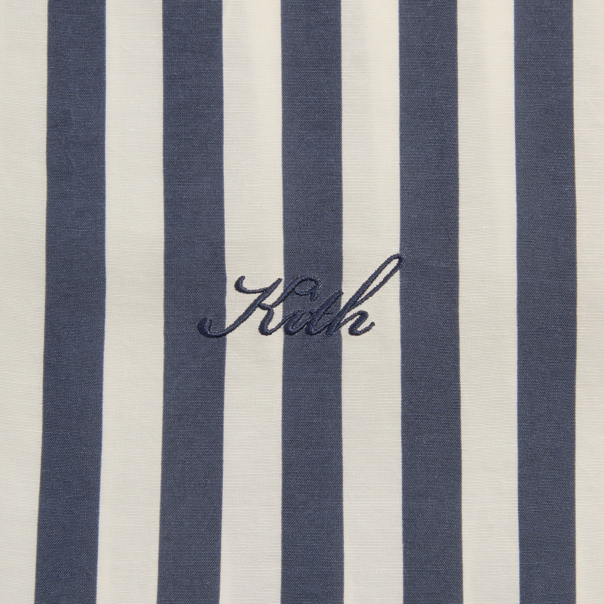 Kith Striped Thompson Camp Collar Shirt - Nocturnal