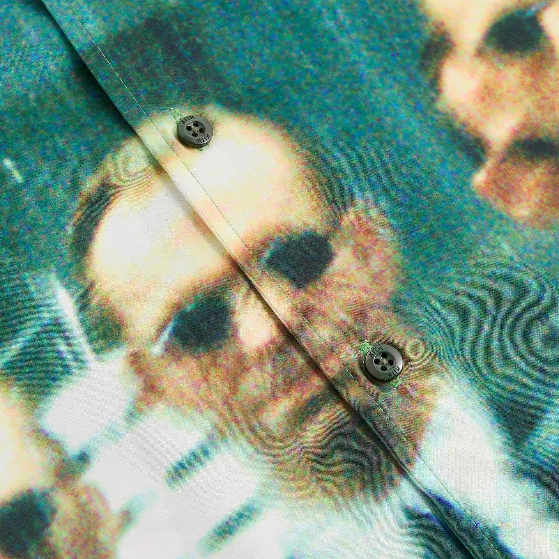 Kith for The Matrix All-Over Printed Thompson Camp Collar Shirt - Taiga