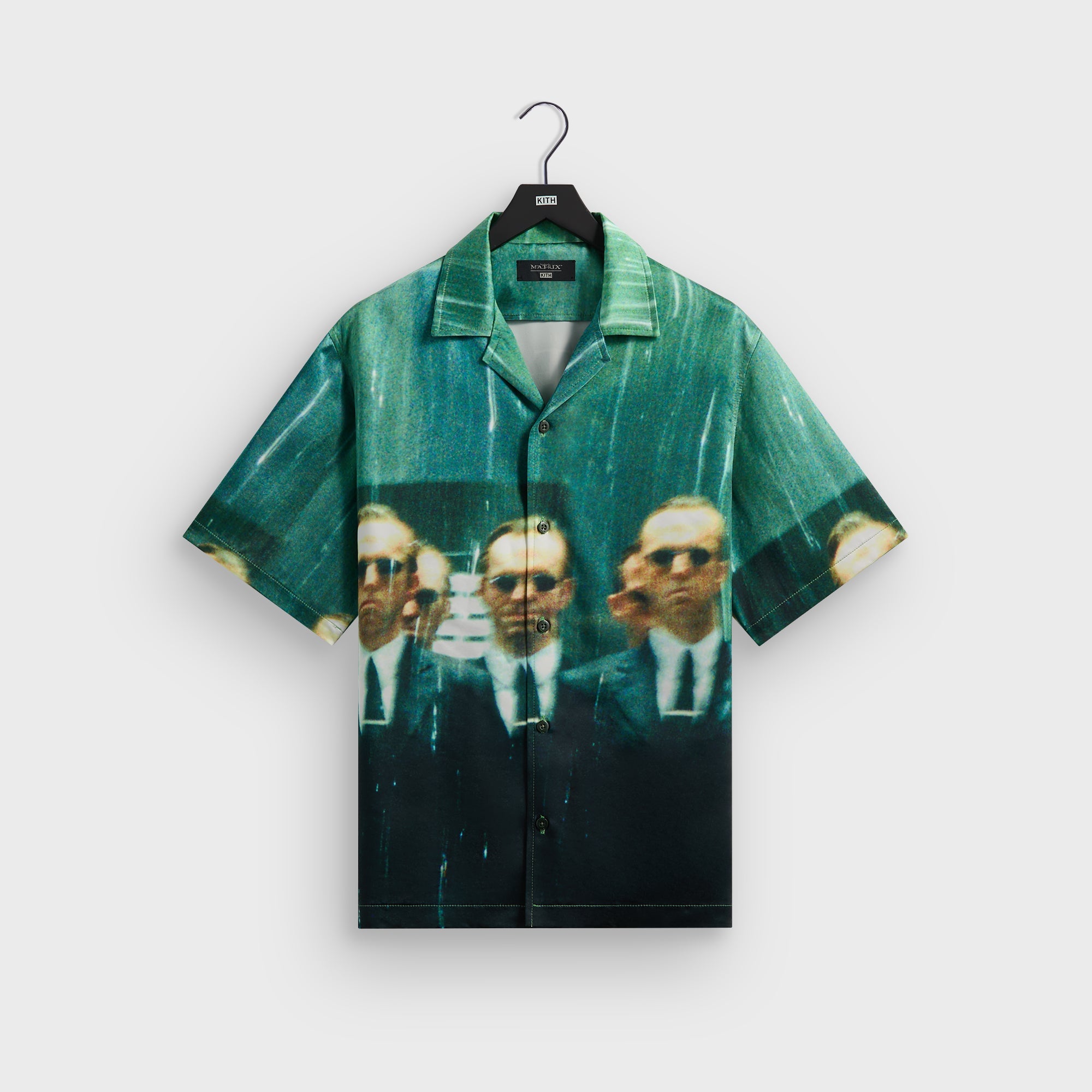 Kith for The Matrix All-Over Printed Thompson Camp Collar Shirt