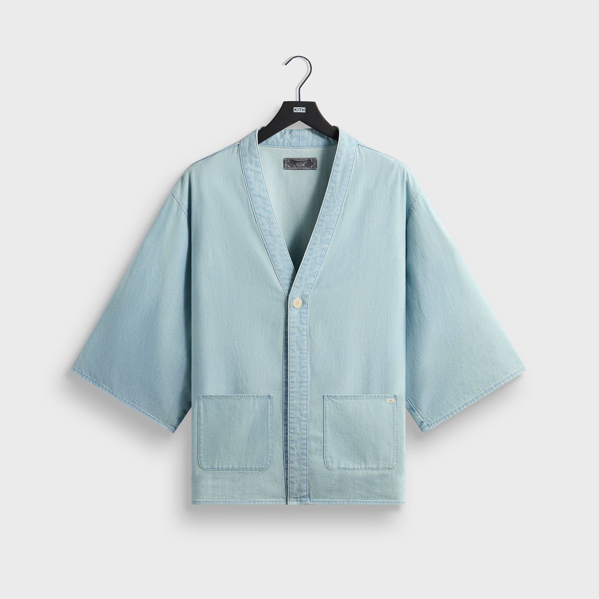 Kith Chambray Nanthan Shirt - Light Indigo – Kith Canada