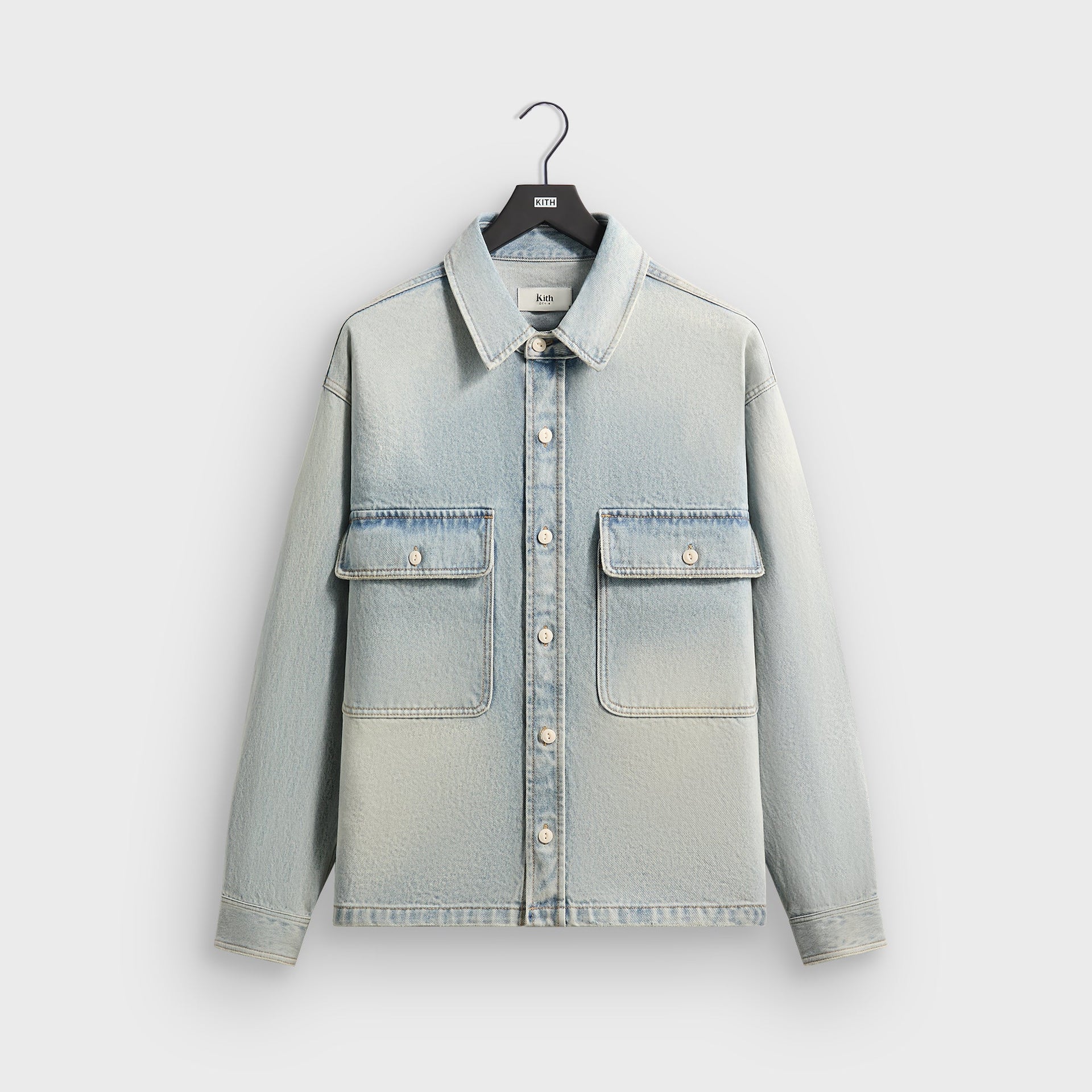 Kith Henson Denim Shirt - Light Indigo