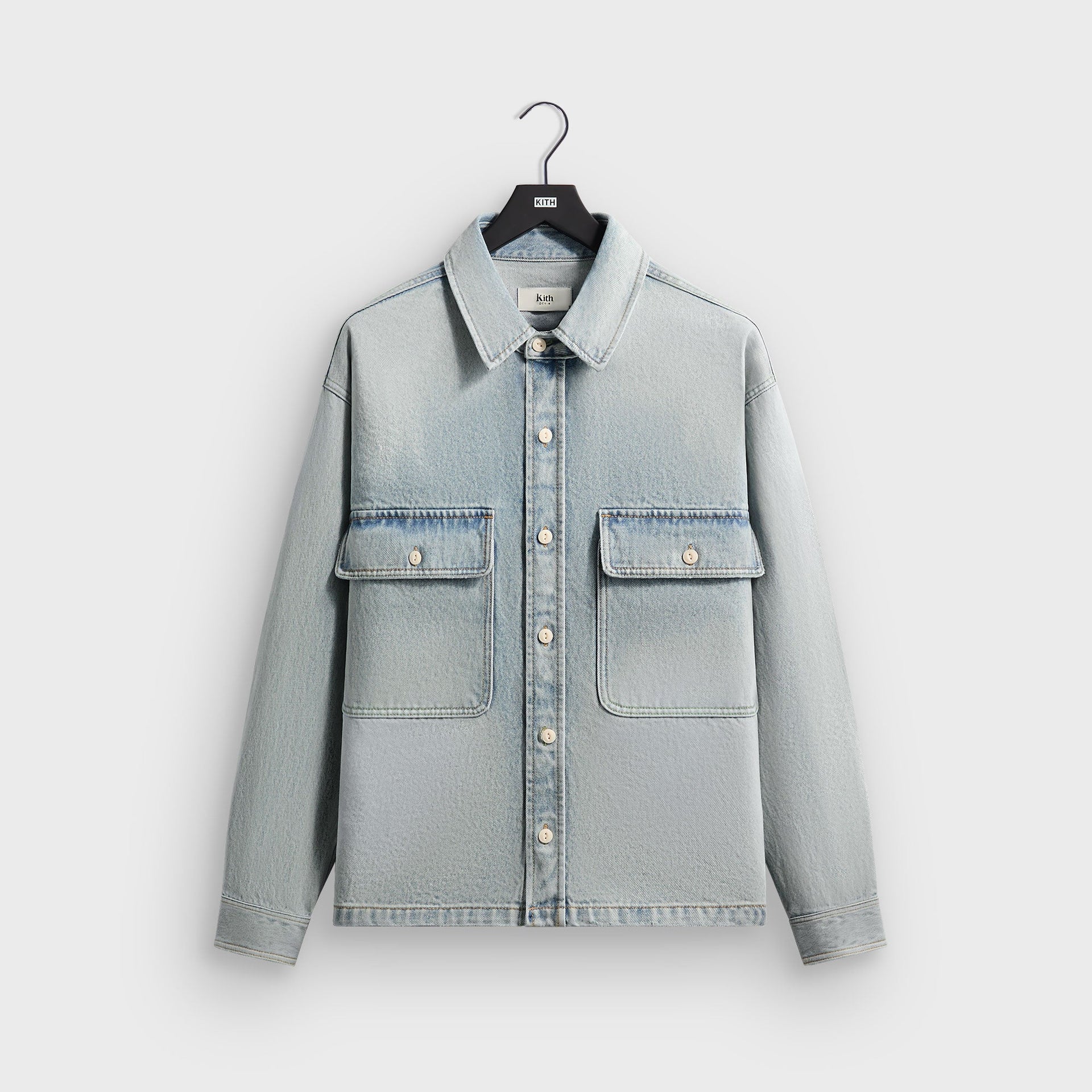 Kith Henson Denim Shirt - Light Indigo