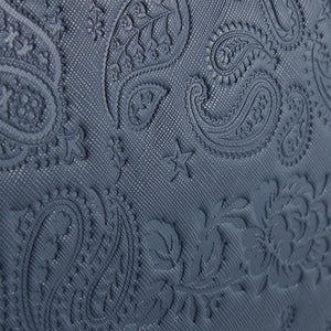 Kith Duffle Bag With Paisley Deboss in Saffiano Leather - Nocturnal