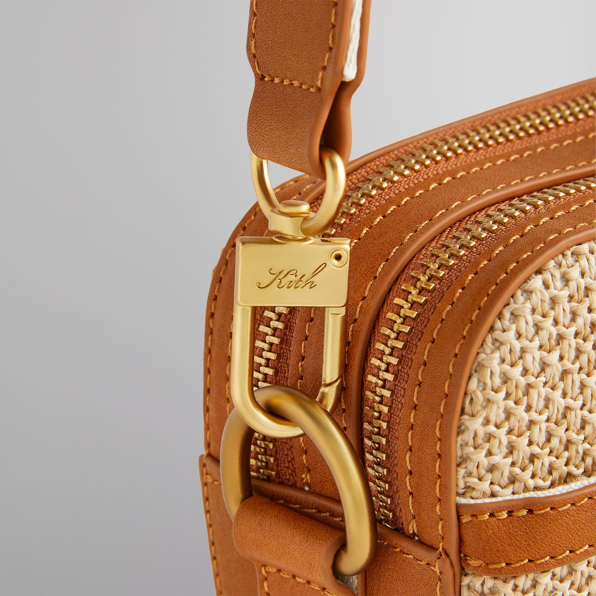 Kith Sherman Raffia Crossbody Bag - Arch