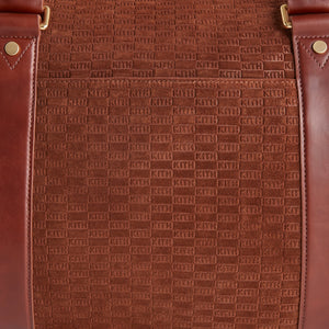 Kith Monogram Suede Duffle Bag - Walnut PH