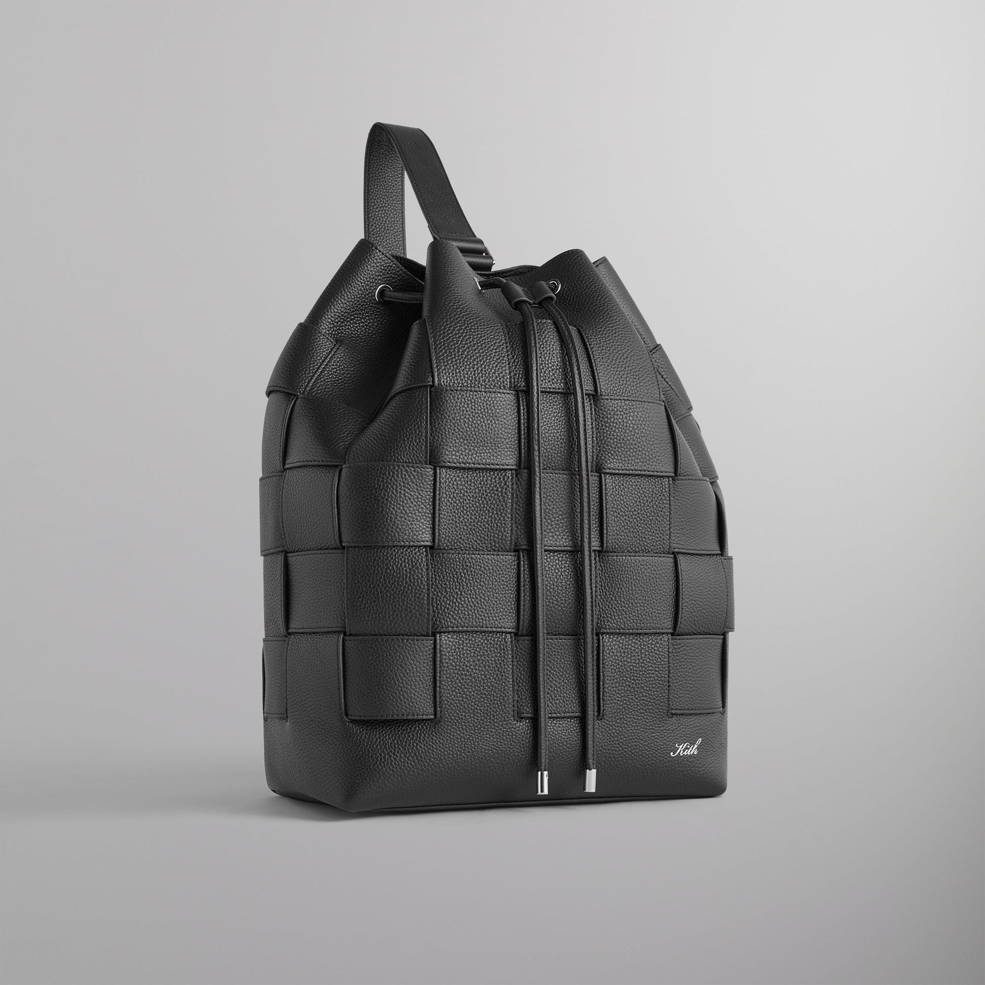 Kith Woven Leather Rucksack - Black